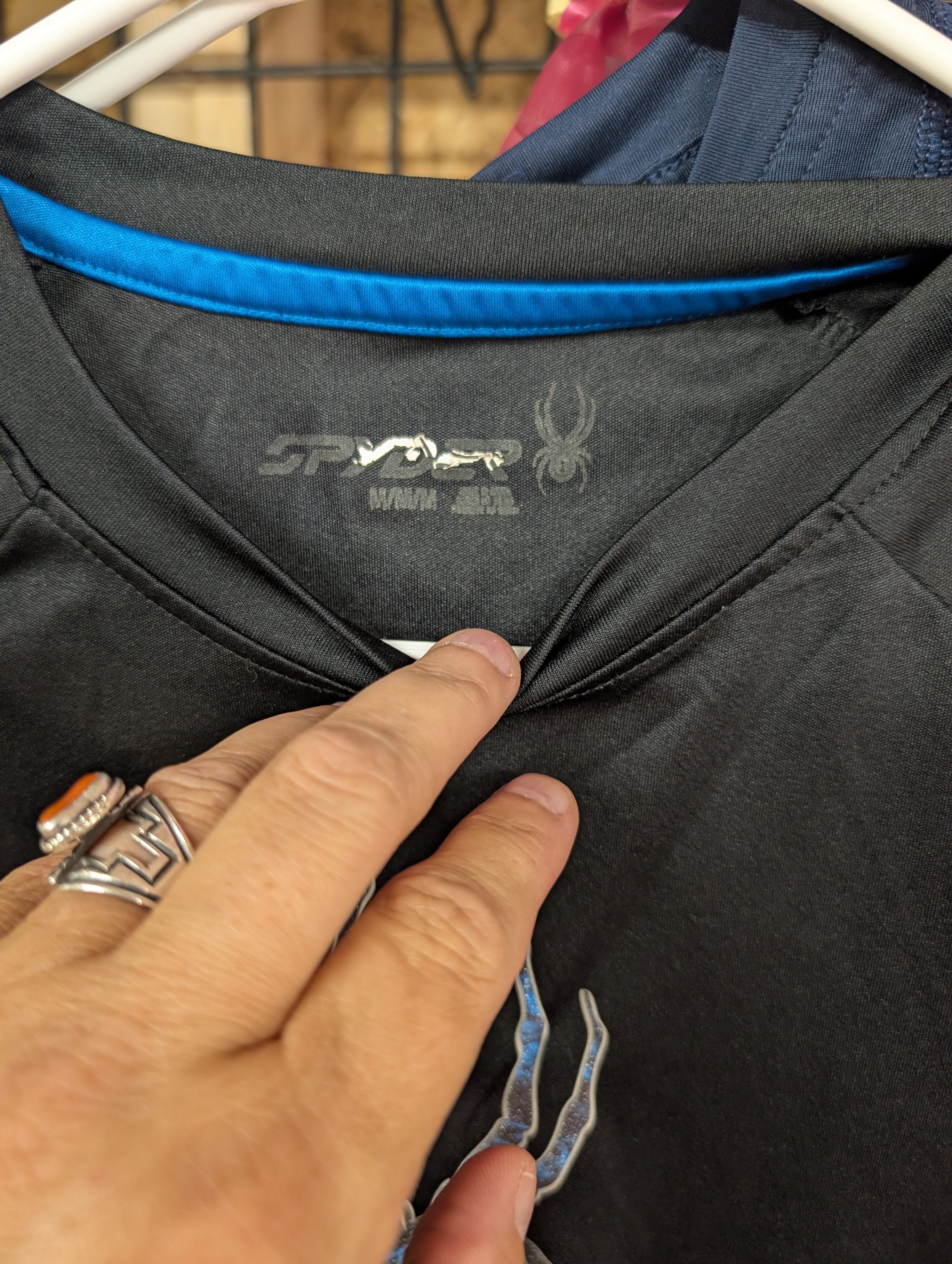 Spyder Black Graphic T-Shirt MM - Image 2