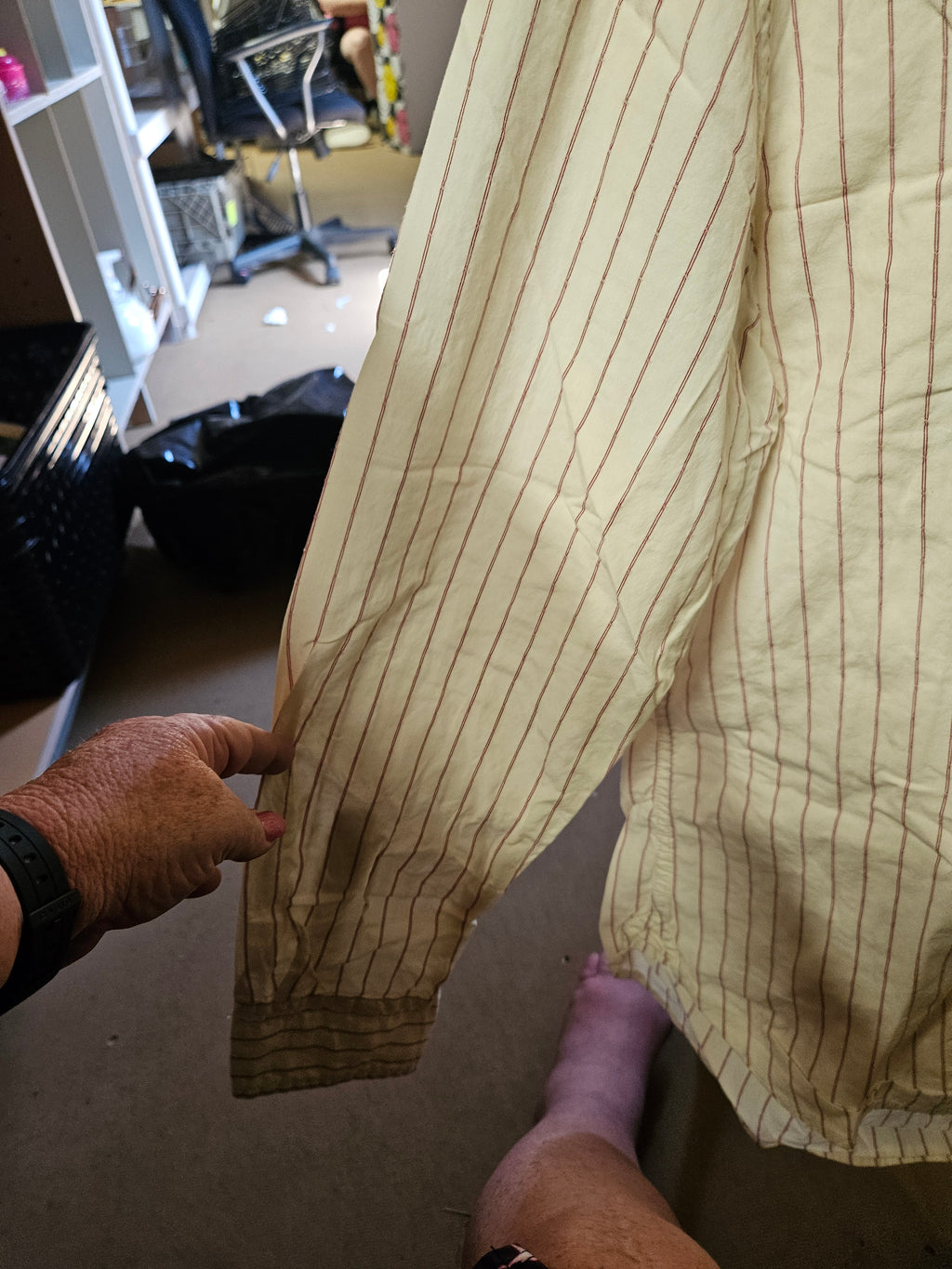 Tommy Hilfiger Custom Fit Striped Shirt L/G - Image 2