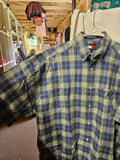 Tommy Hilfiger Plaid Button-Up Shirt Size S - Image 1