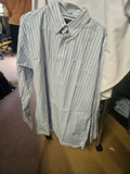 Tommy Hilfiger Men's Striped Dress Shirt L/G 16.5-17 - Image 1
