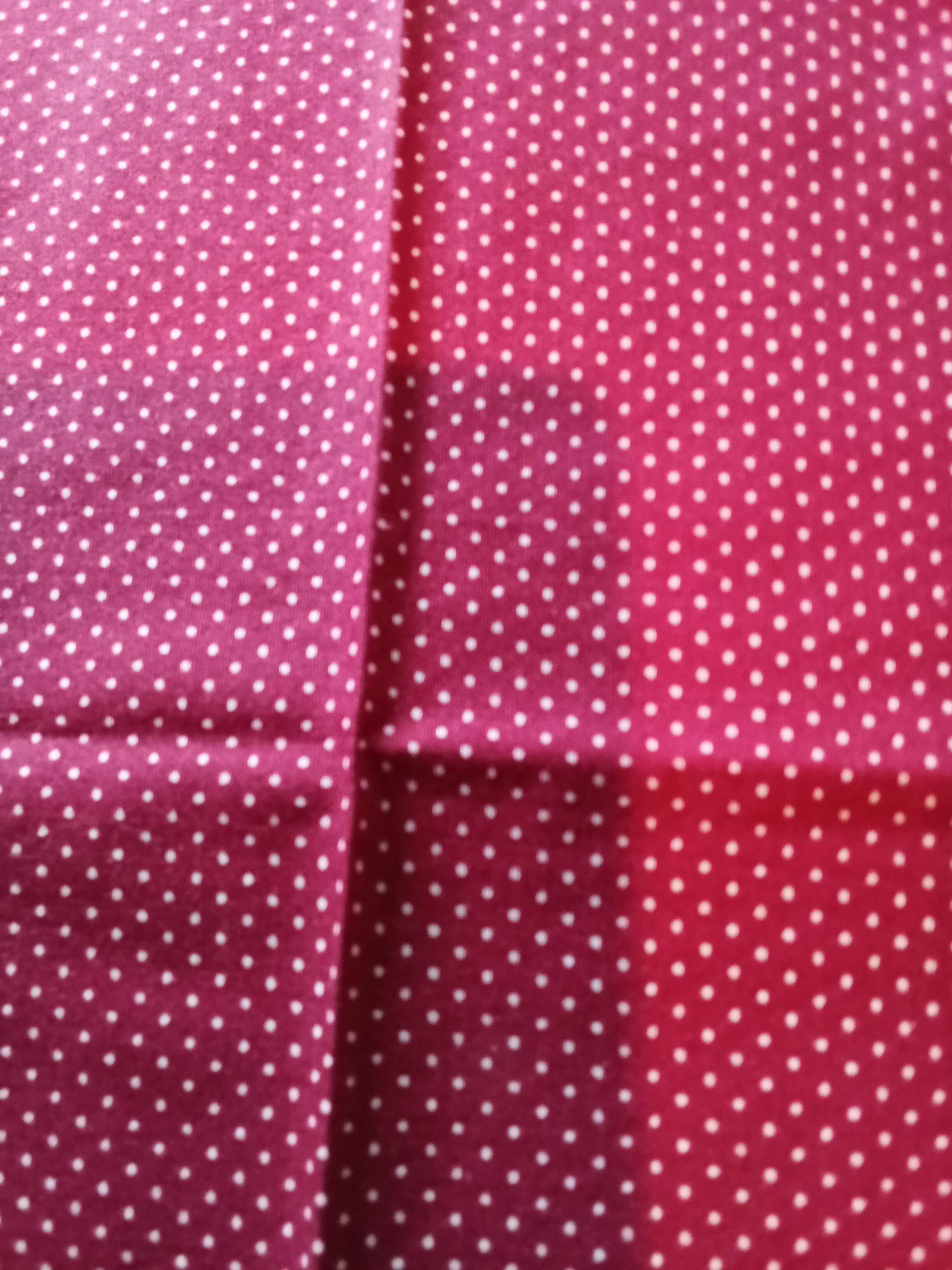 Polka Dot Fabric Material for Sewing Projects irregular cut - Image 1
