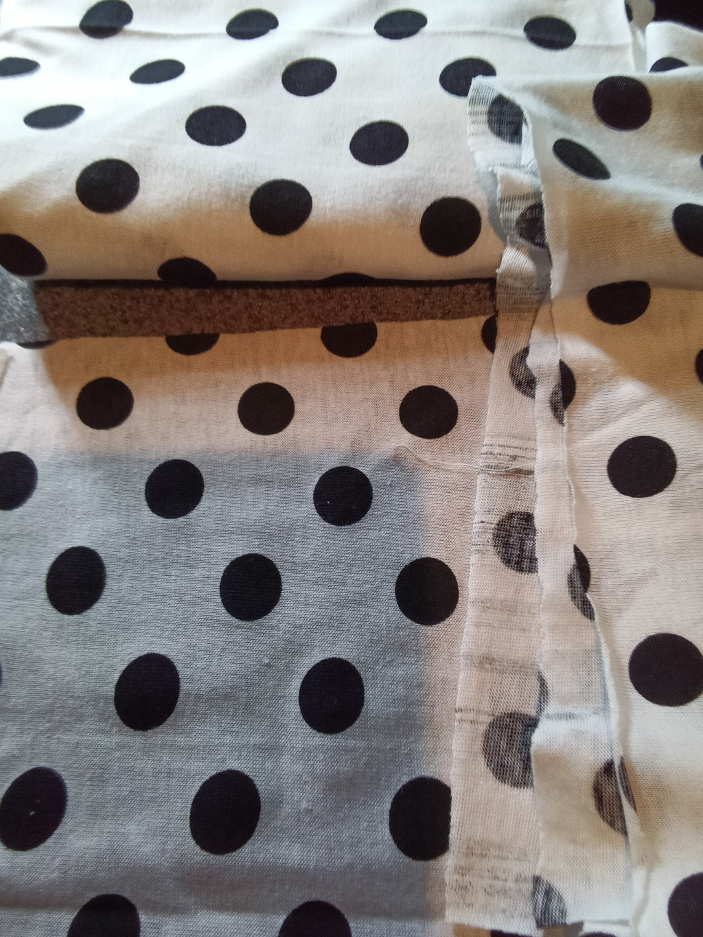 Polka Dot T- shirt Fabric Material for Sewing or Crafts - Image 2