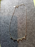 Claire Crystal Necklace with Heart Charm - Image 1