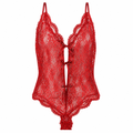 Solange Satin Red Lace Bodysuit Size 18/20 - Image 1