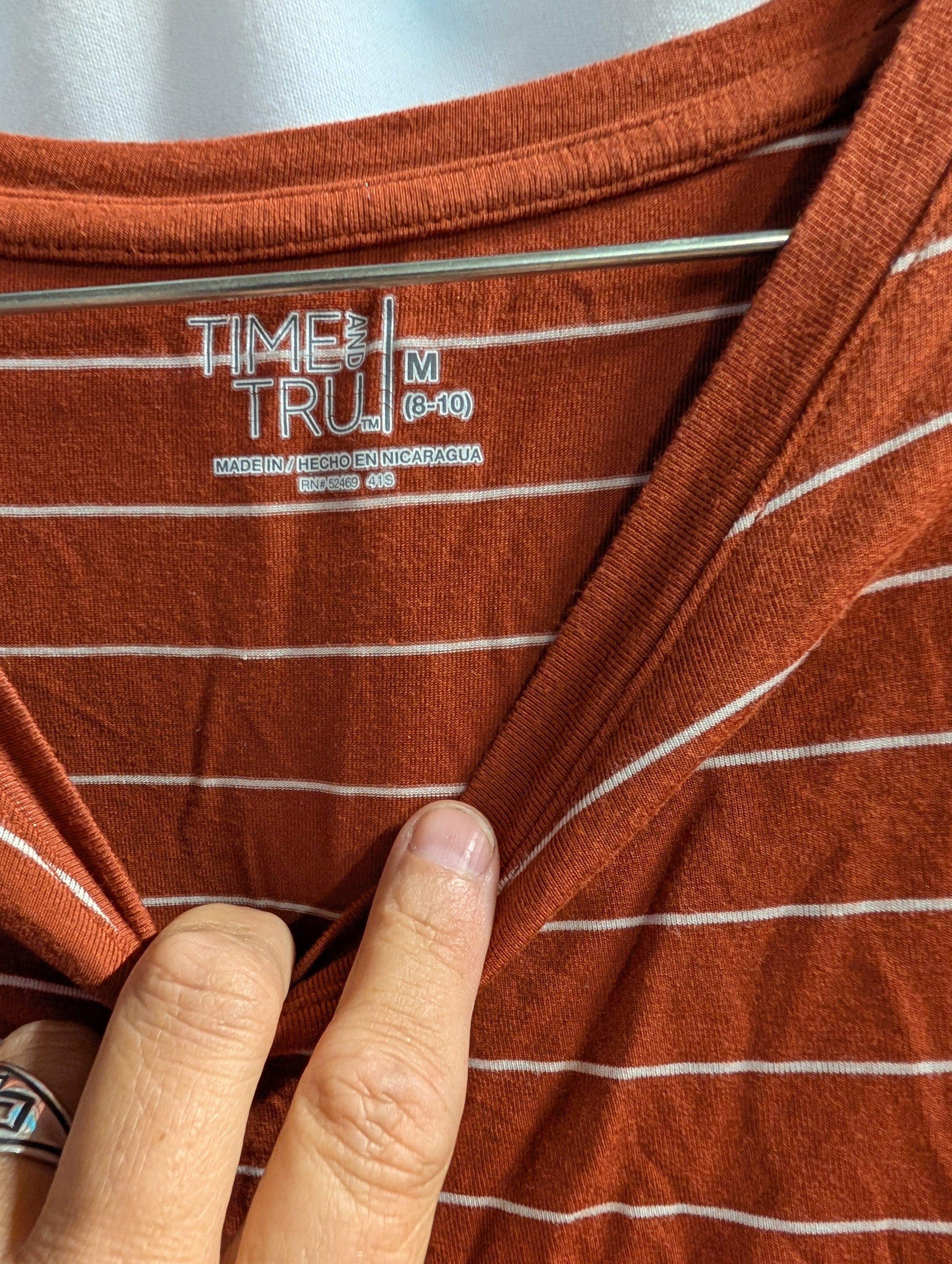 Time and Tru Striped Men's Shirt Medium - Image 3