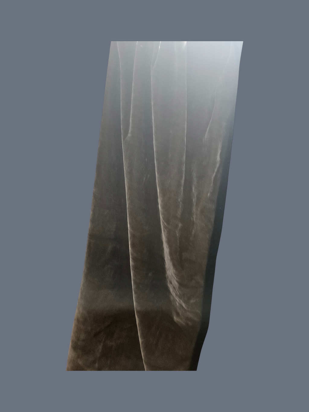 Velvet and silk bed skirt - Image 1