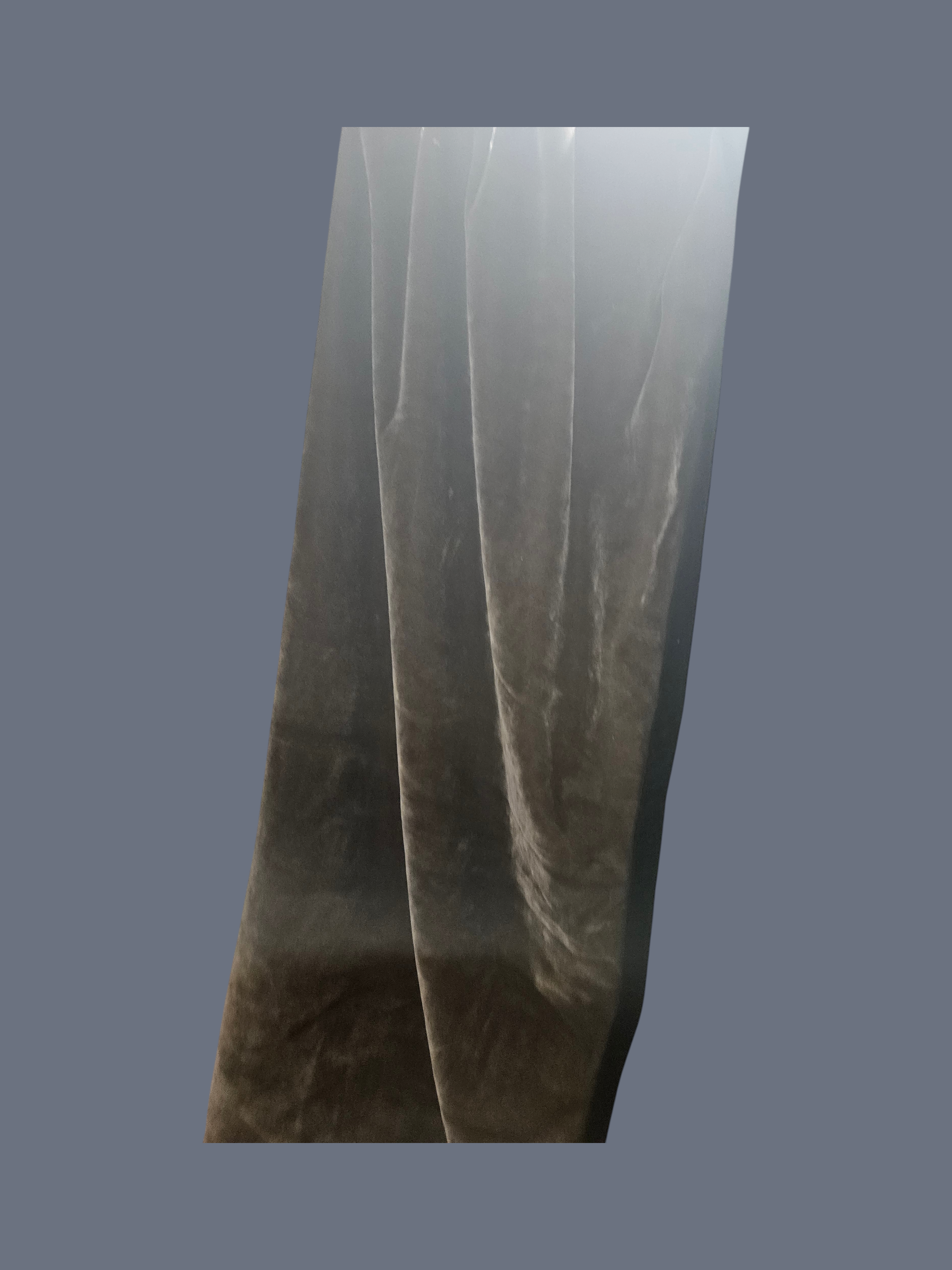 Velvet and silk bed skirt - Image 1