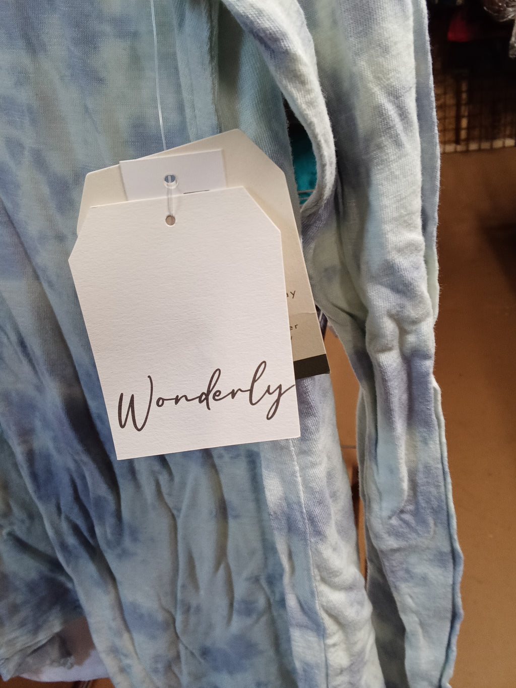 Wonderly Women's Long Sleeve Shark Bite T-Shirt, Blue, Large - Image 2