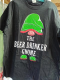 Port & Company Beer Drinker Gnome T-Shirt Size L - Image 1