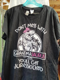 Port & Company Grandma Saurus T-Shirt 2XL Black - Image 1