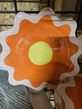 Retro Flower-Shaped Decorative Plate - Image 1
