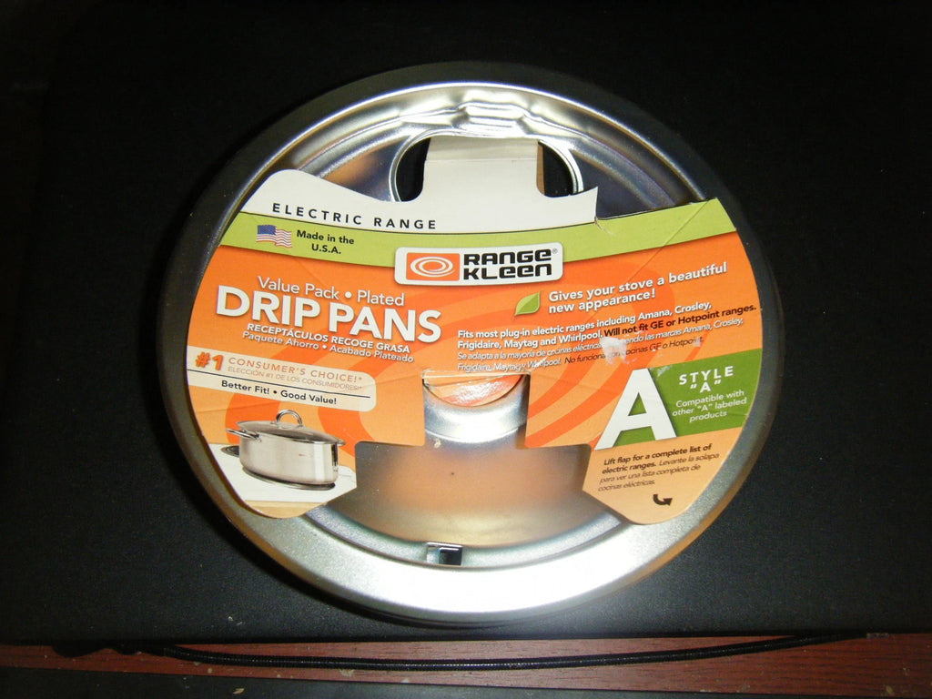 Range Kleen 5-Pack Drip Pans for Electric Ranges - Image 1