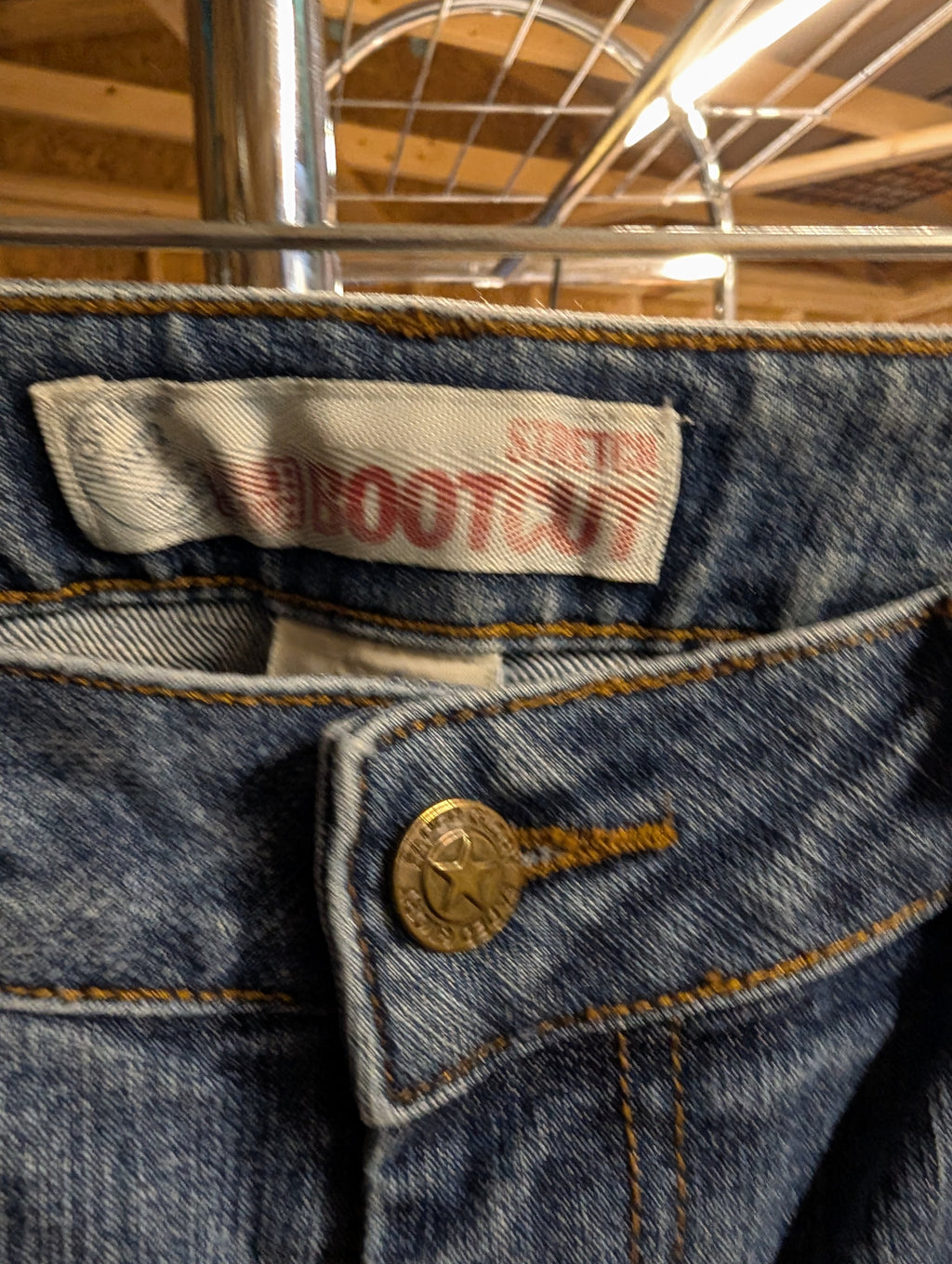 Southpole Bootcut Jeans with Embroidered Pockets - Image 4