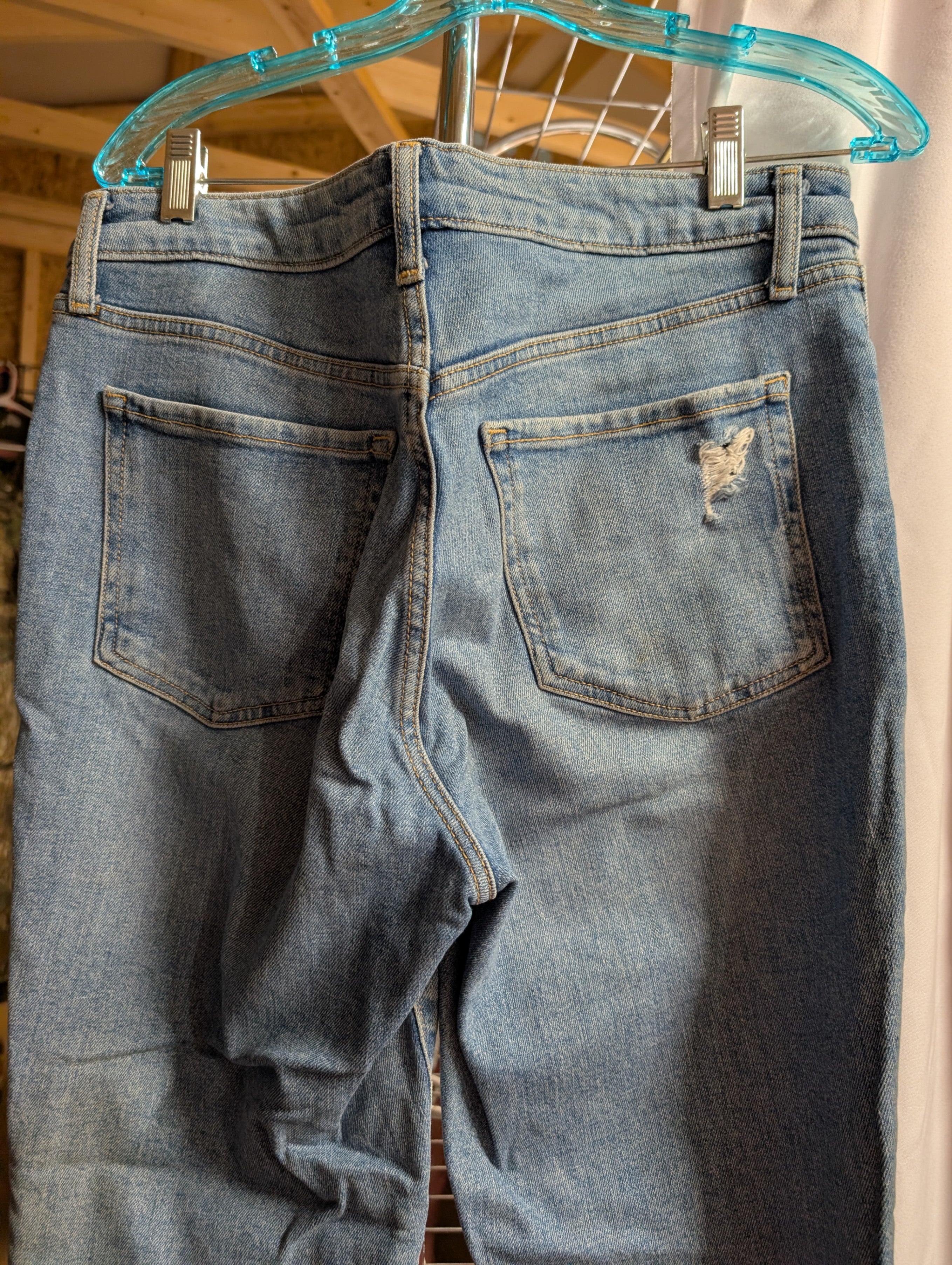 Old Navy High-Rise O.G. Straight Jeans Size 8 - Image 4