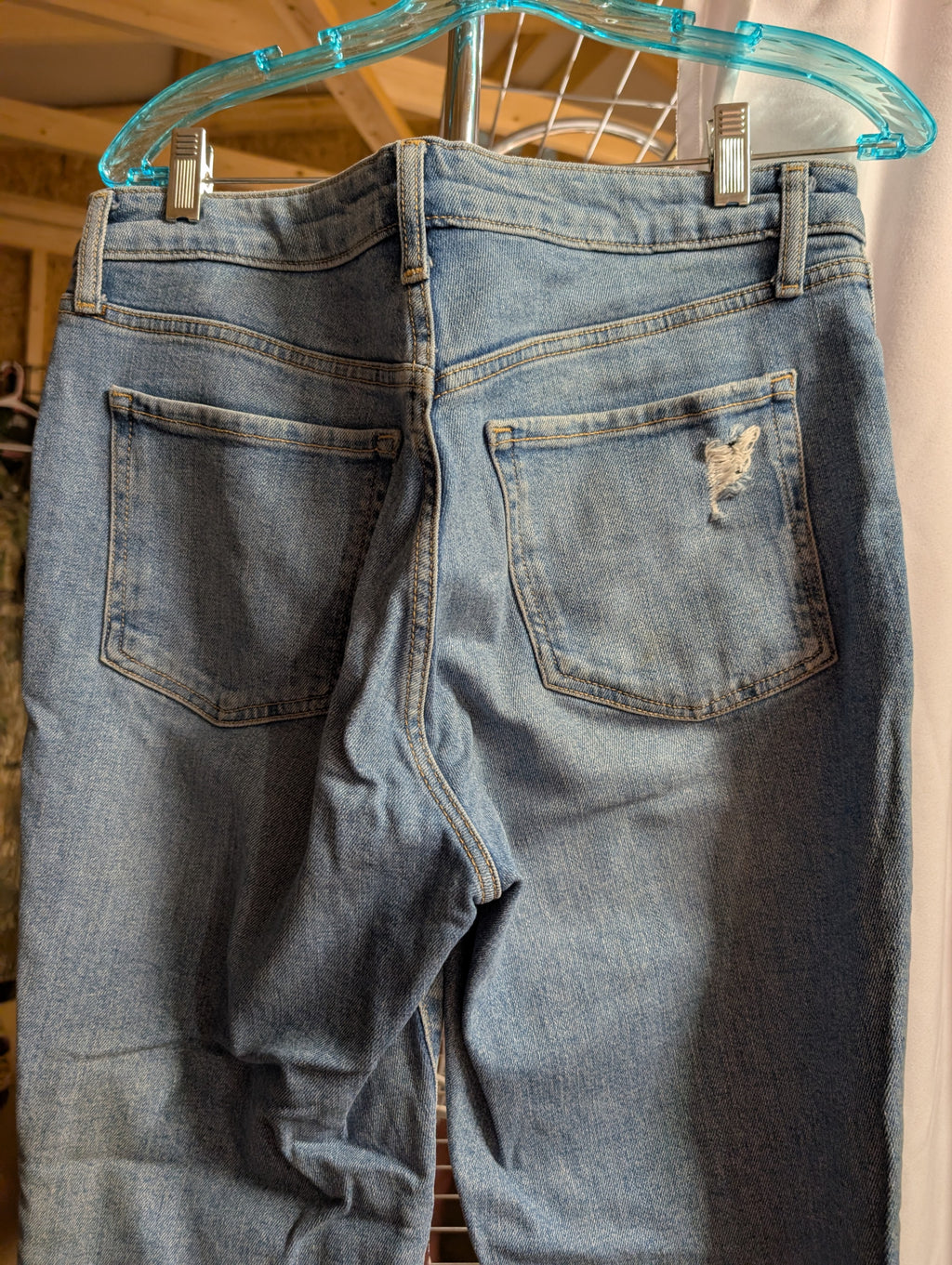 Old Navy High-Rise O.G. Straight Jeans Size 8 - Image 6