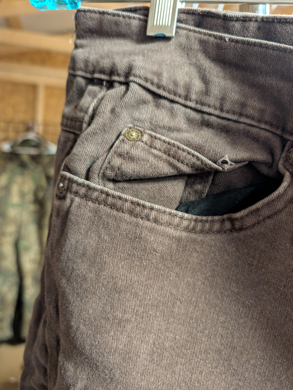 JMS Classic Denim Stretch Jeans 22W Falcon Brown - Image 2