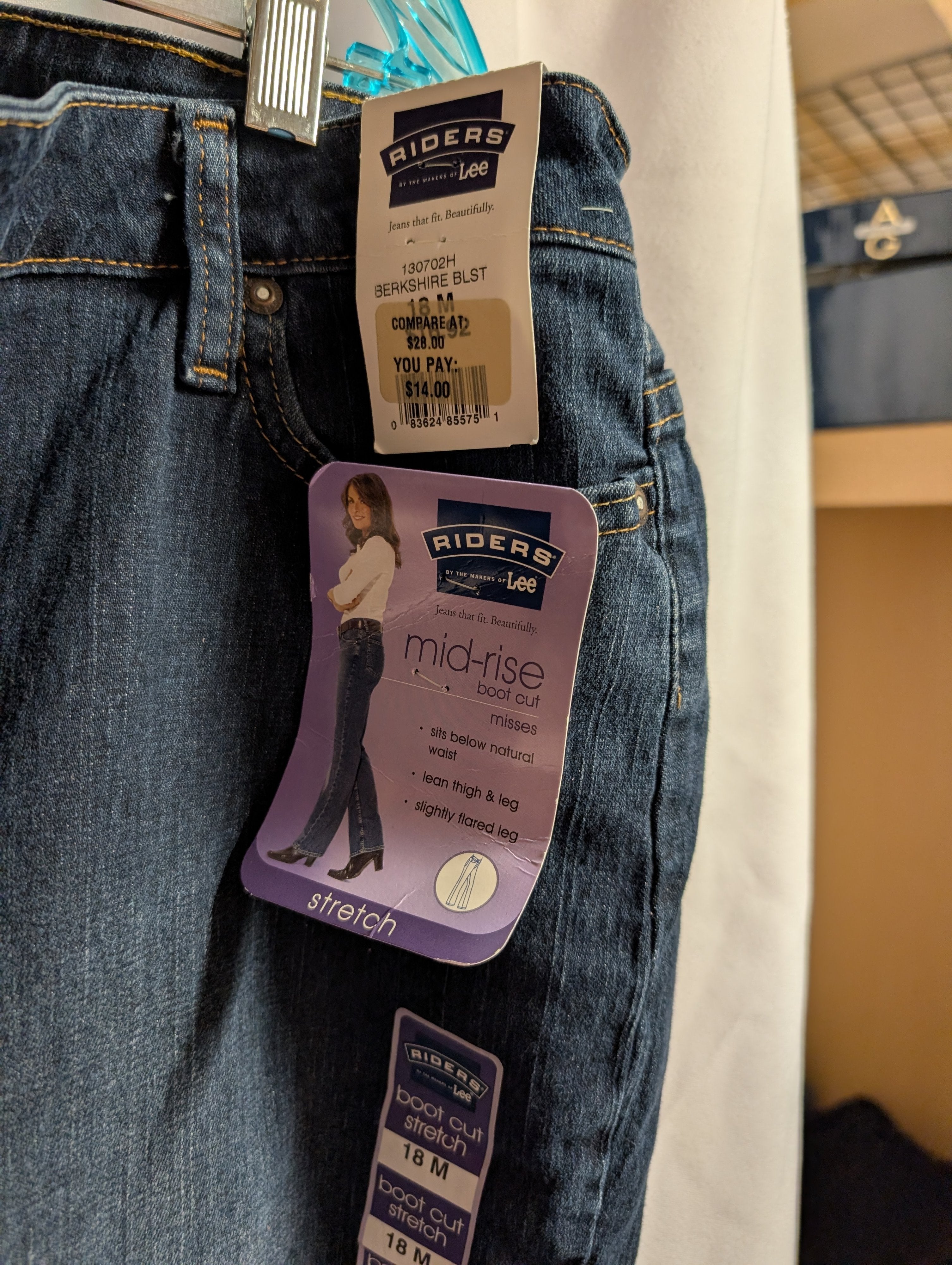Riders by Lee Women's Bootcut Jeans Size 18M - Image 3