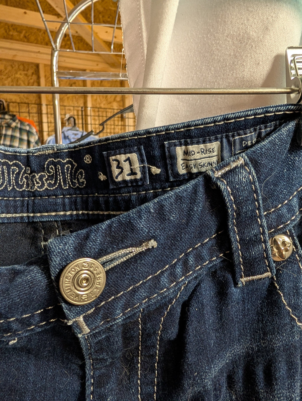 Miss Me Mid-Rise Easy Skinny Jeans Size 31 - Image 2