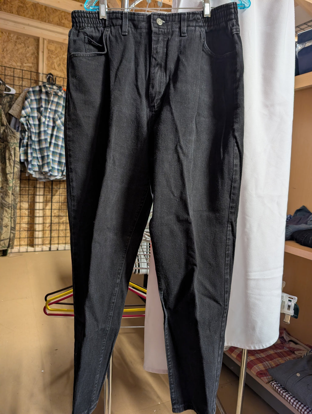 Lee jeans Black Elastic Waist Pants with Pockets - Image 1