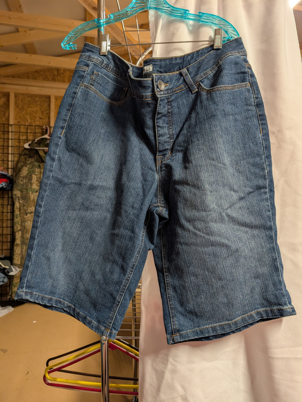 St. John's Bay Denim Shorts Size 16 - Image 1