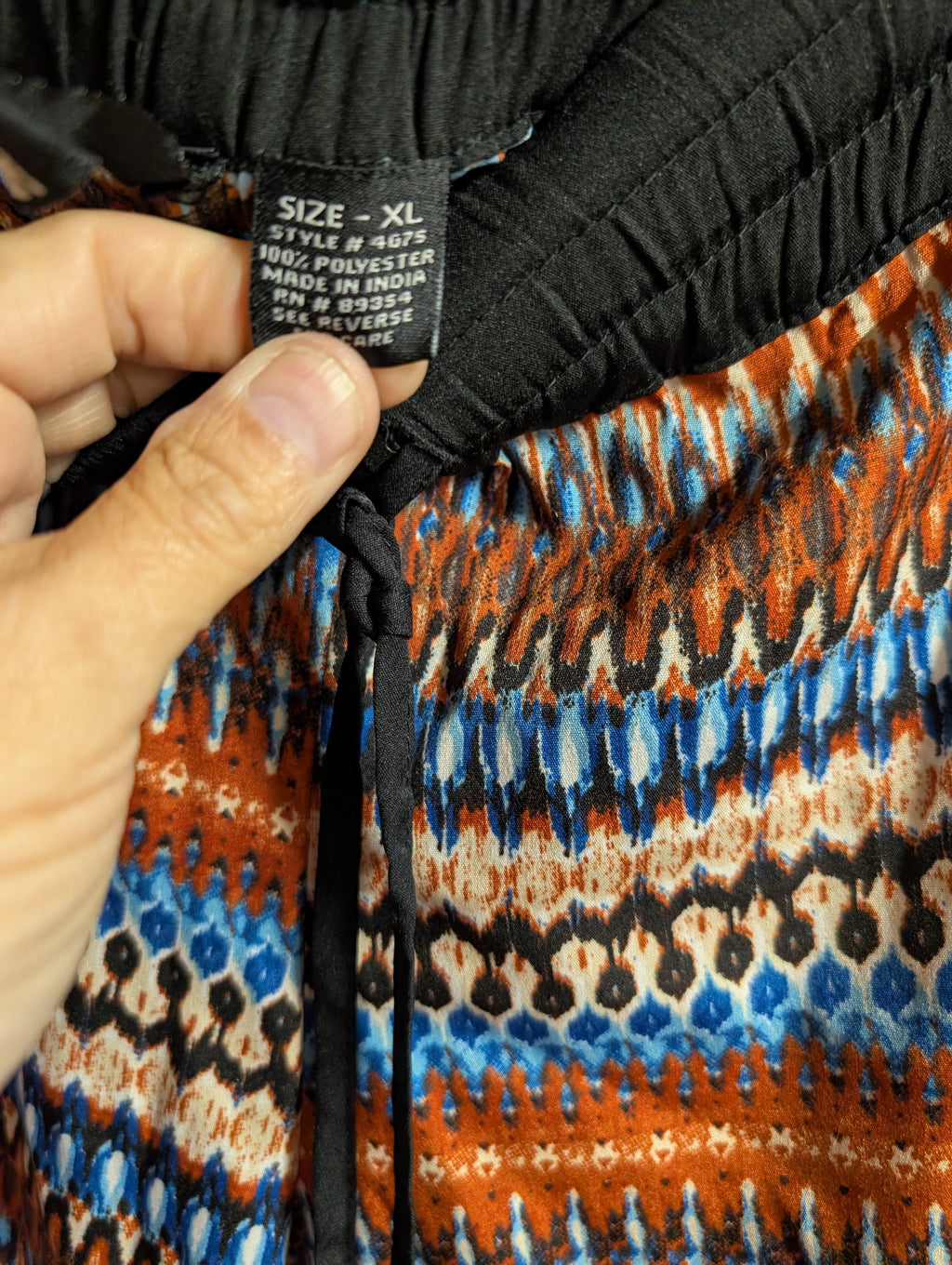 Kiss & Cry Patterned Herlem Pants XL - Image 4
