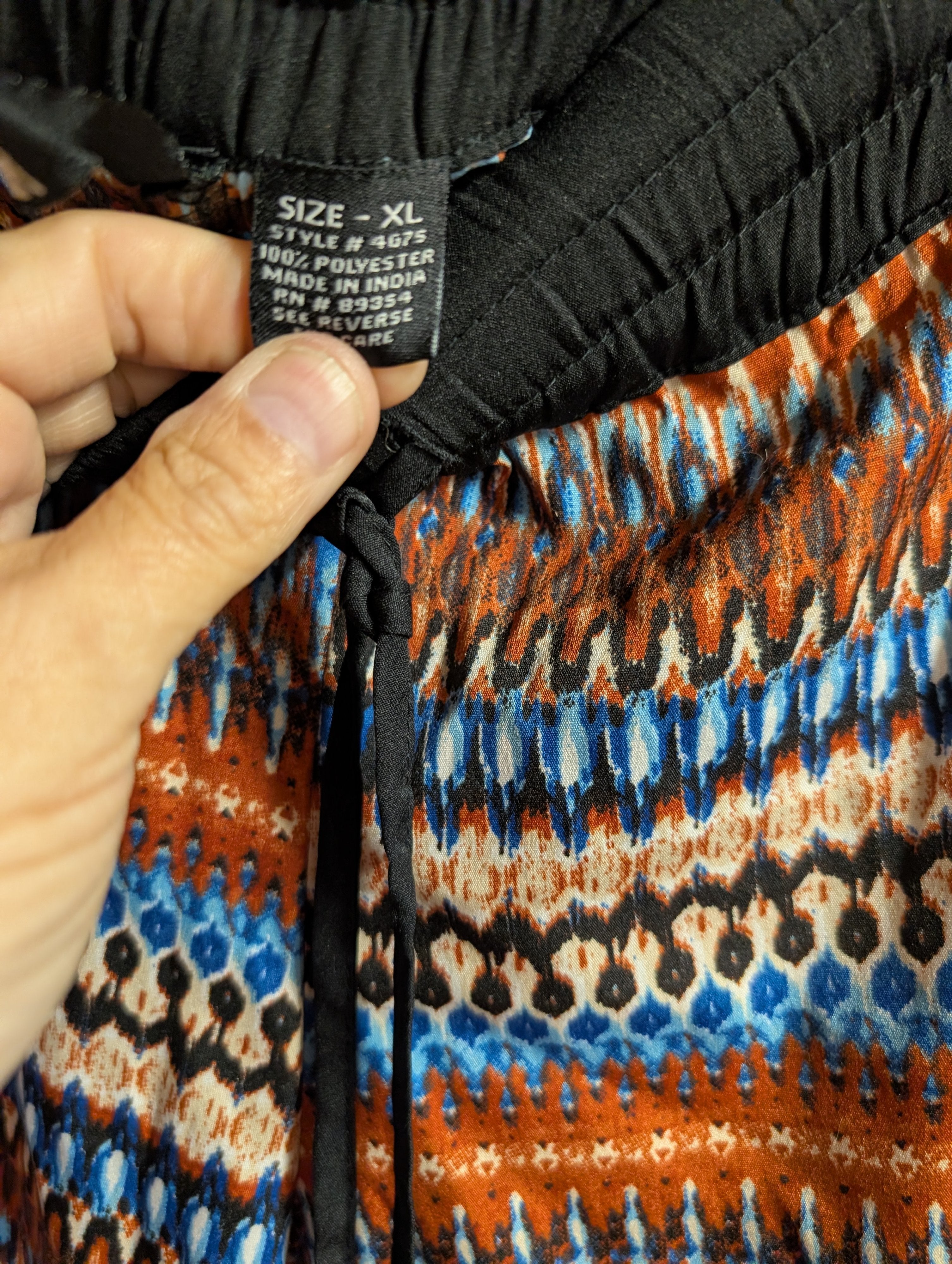 Kiss & Cry Patterned Herlem Pants XL - Image 4