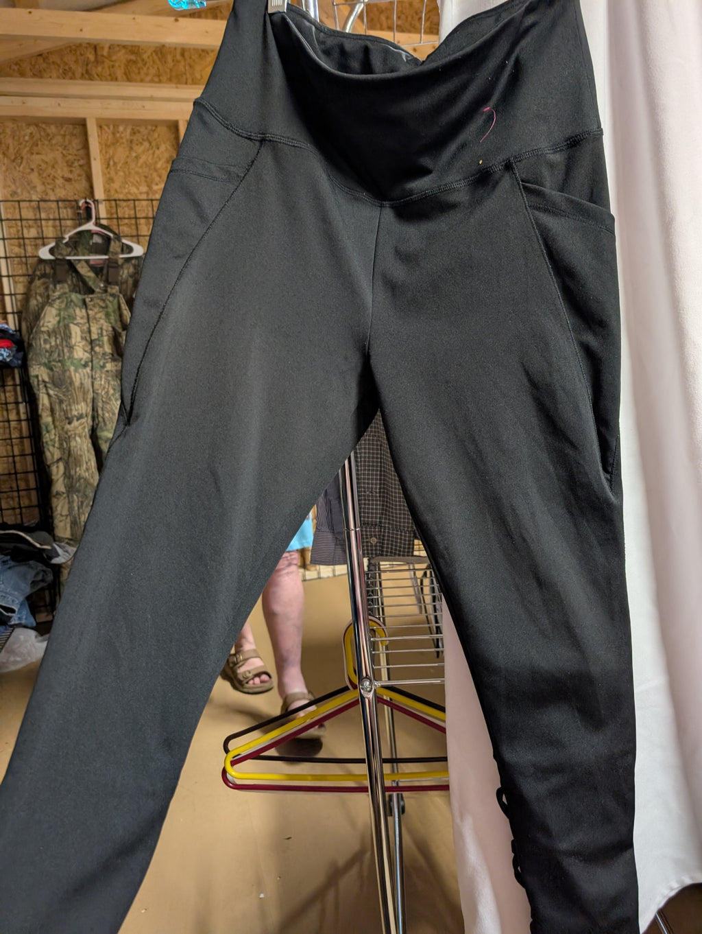 Shosho Women's Black Leggings Size L - Image 1