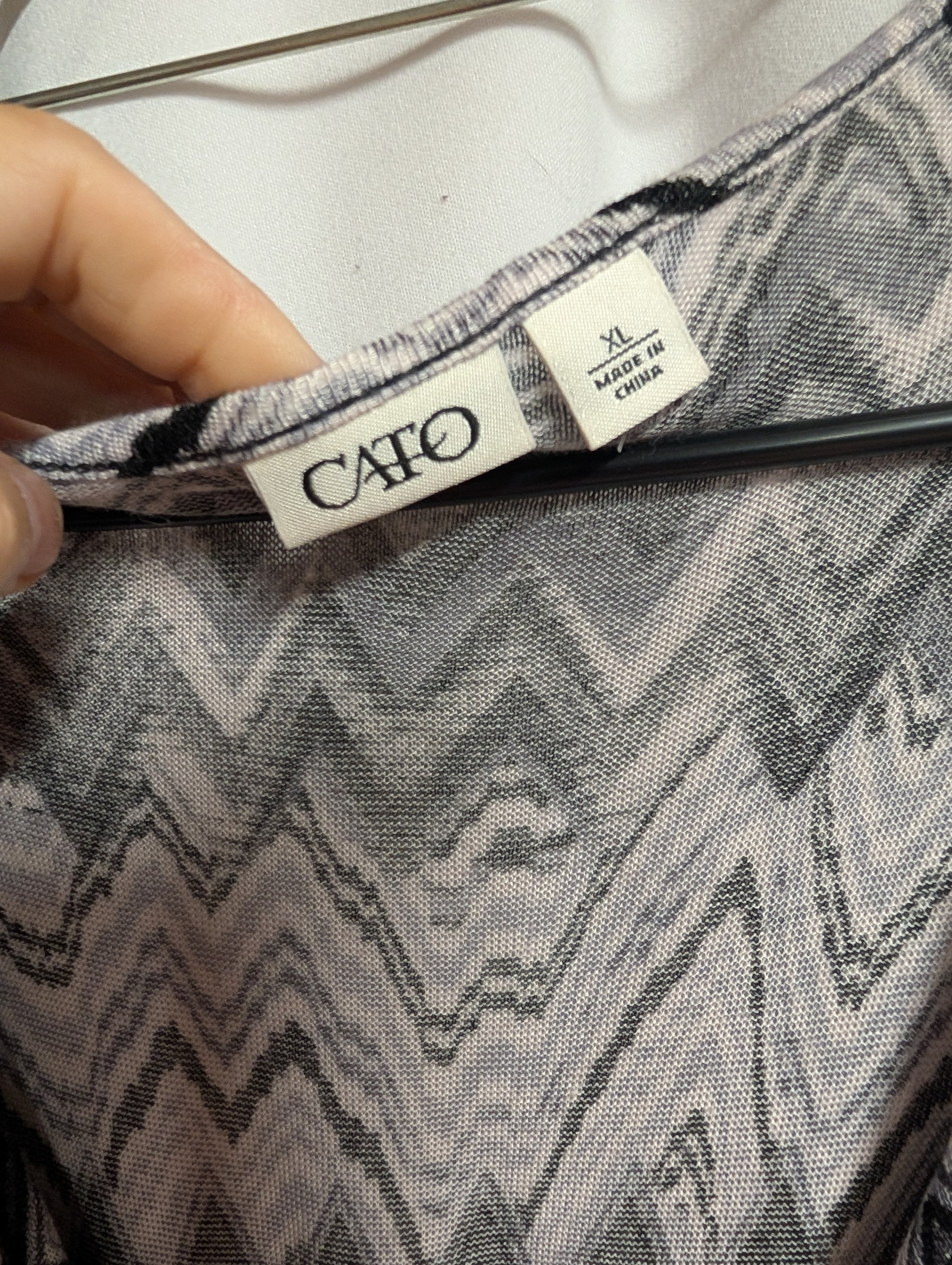 Cato Women's Chevron Pattern Dress Size S - Image 3