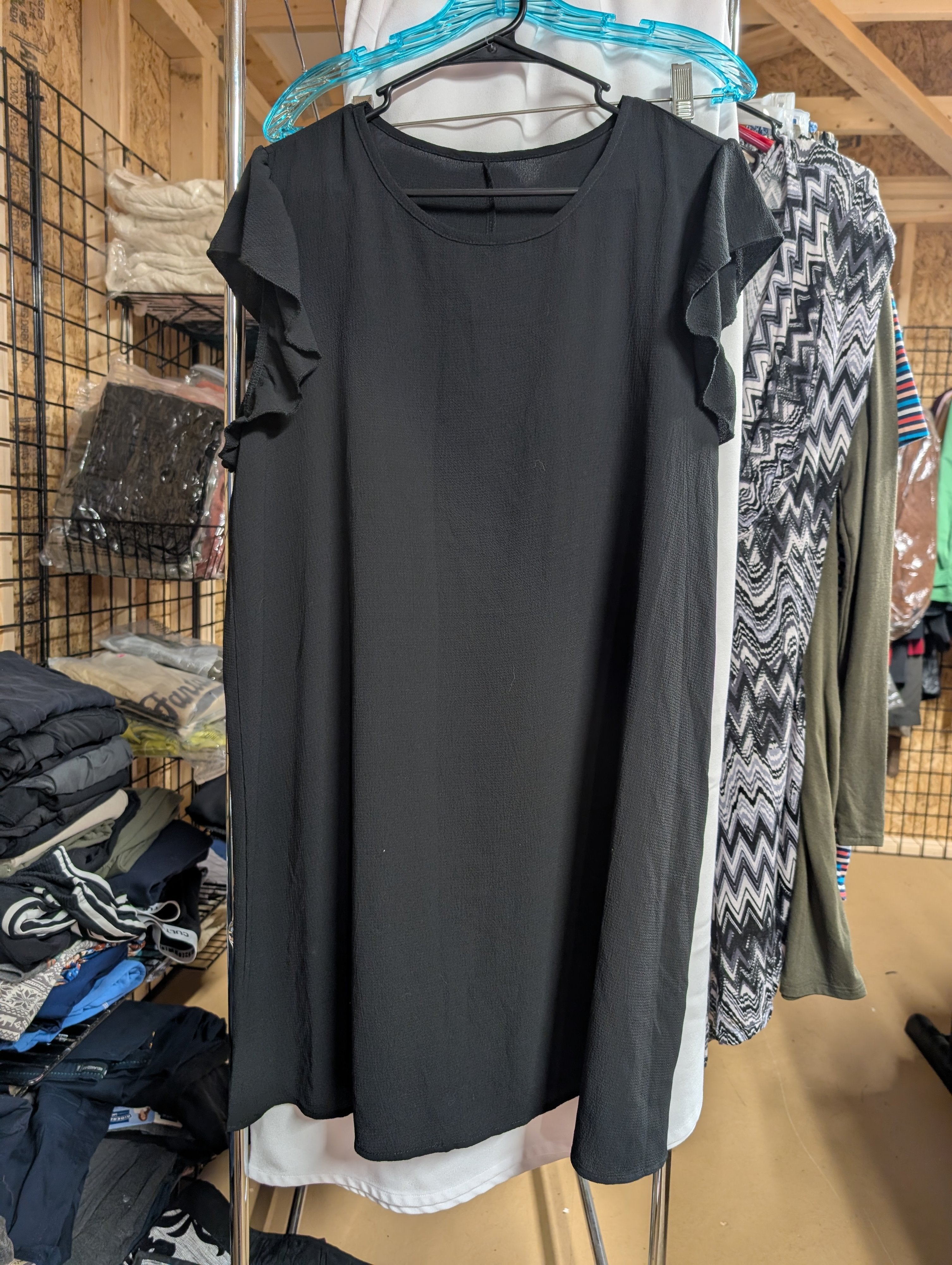 Women's Black Blouse 1XL - Image 1