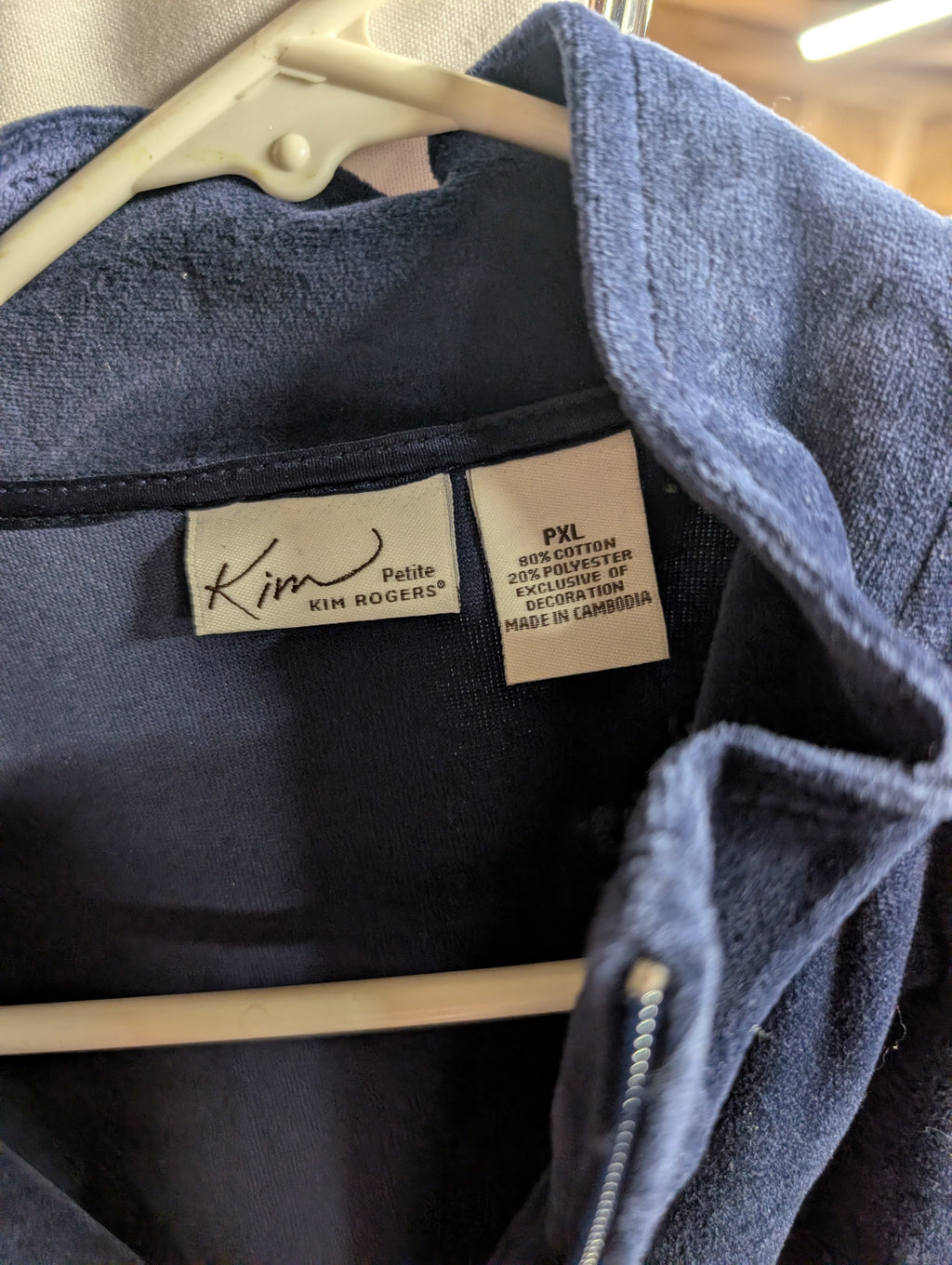 Kim Rogers Petite Navy Track suit PXL - Image 3