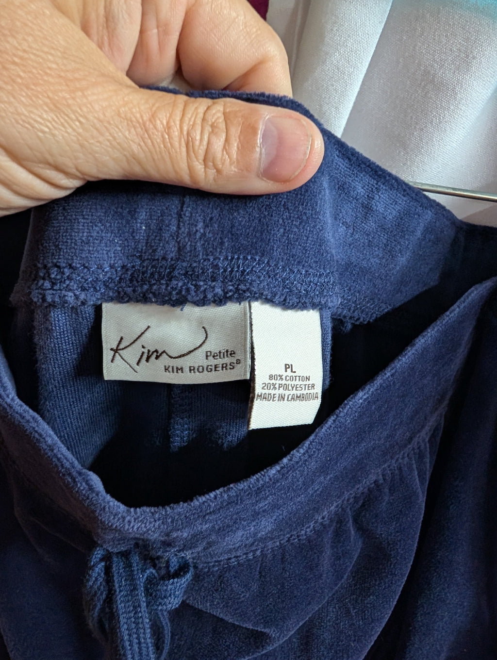 Kim Rogers Petite Navy Track suit PXL - Image 2
