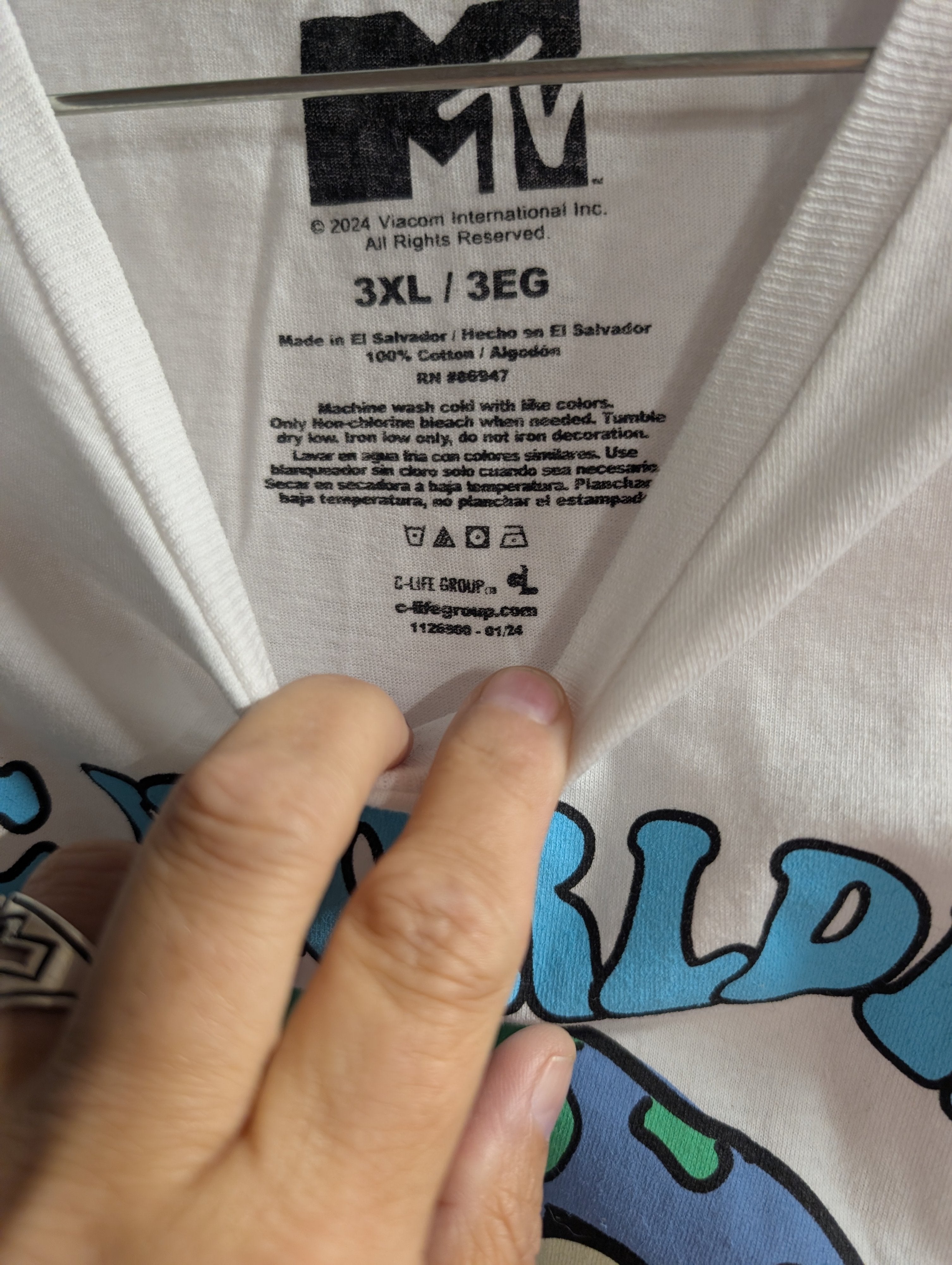 MTV Music Worldwide Graphic T-Shirt 3XL - Image 2