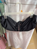 Time and Tru Women's Black Bandeau Bikini Top 2X - Image 1