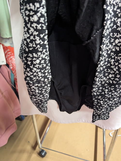 Basic Editions Black Floral swim suit - Image 2