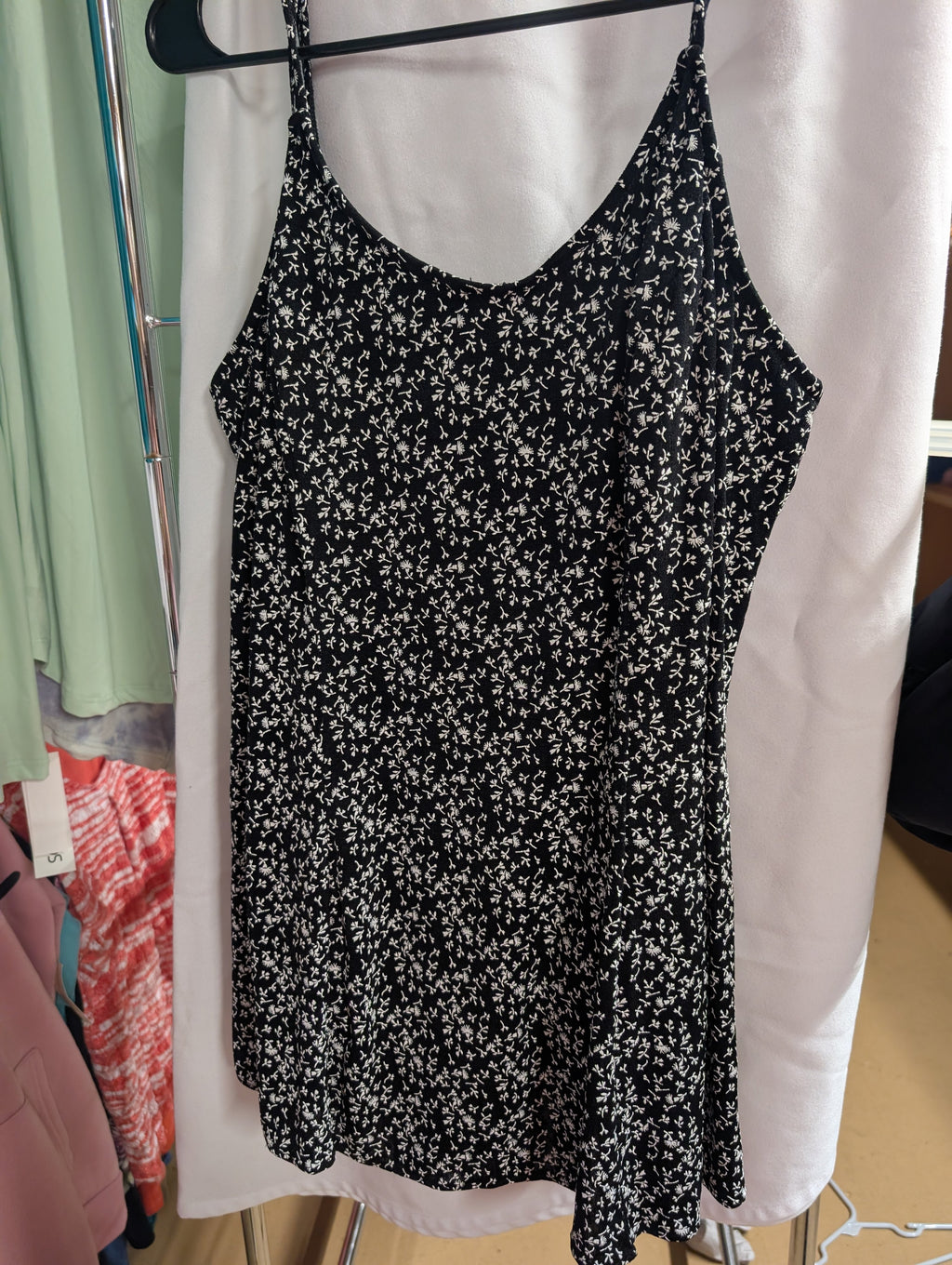 Basic Editions Black Floral swim suit - Image 1