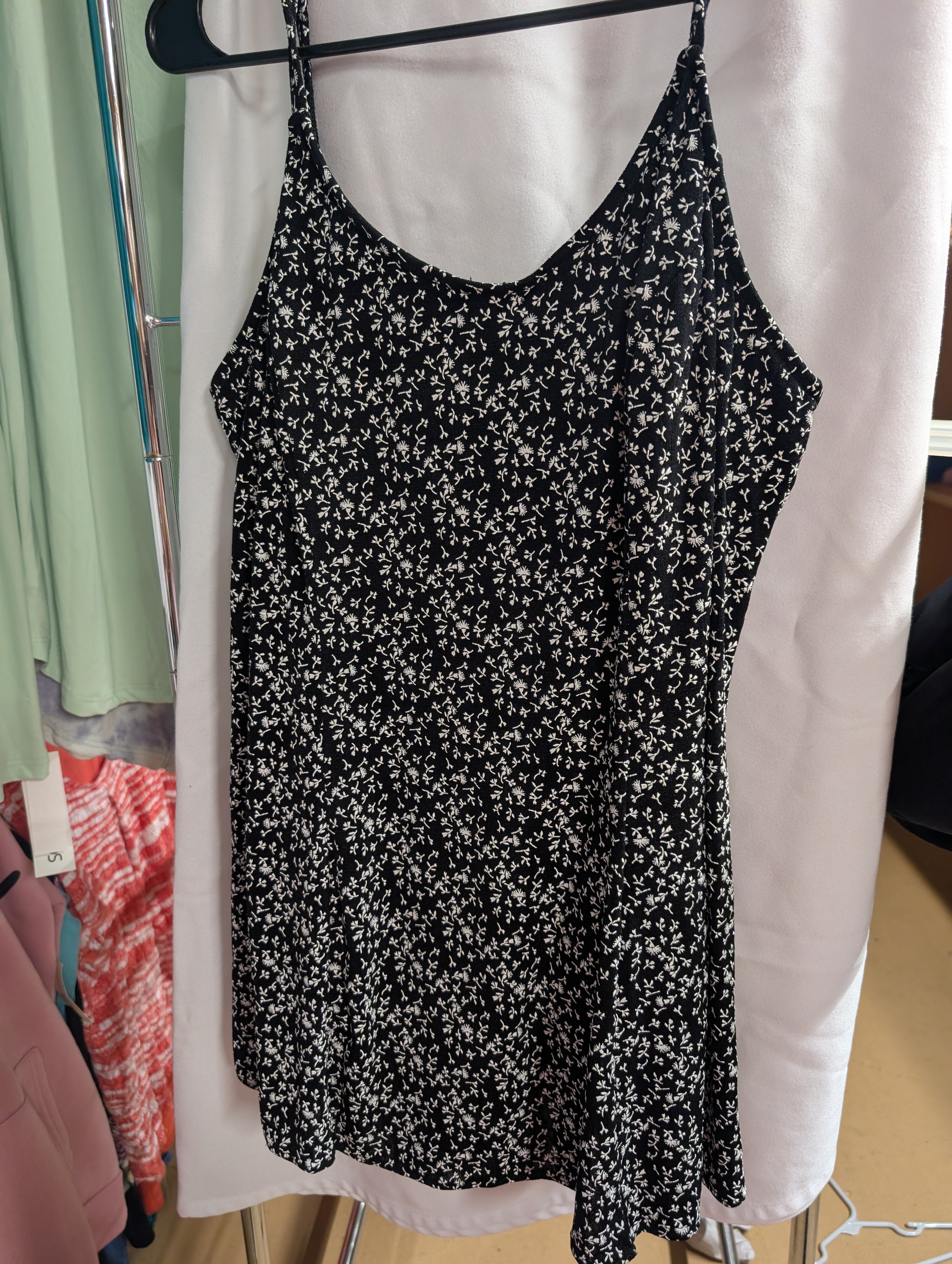 Basic Editions Black Floral swim suit - Image 1