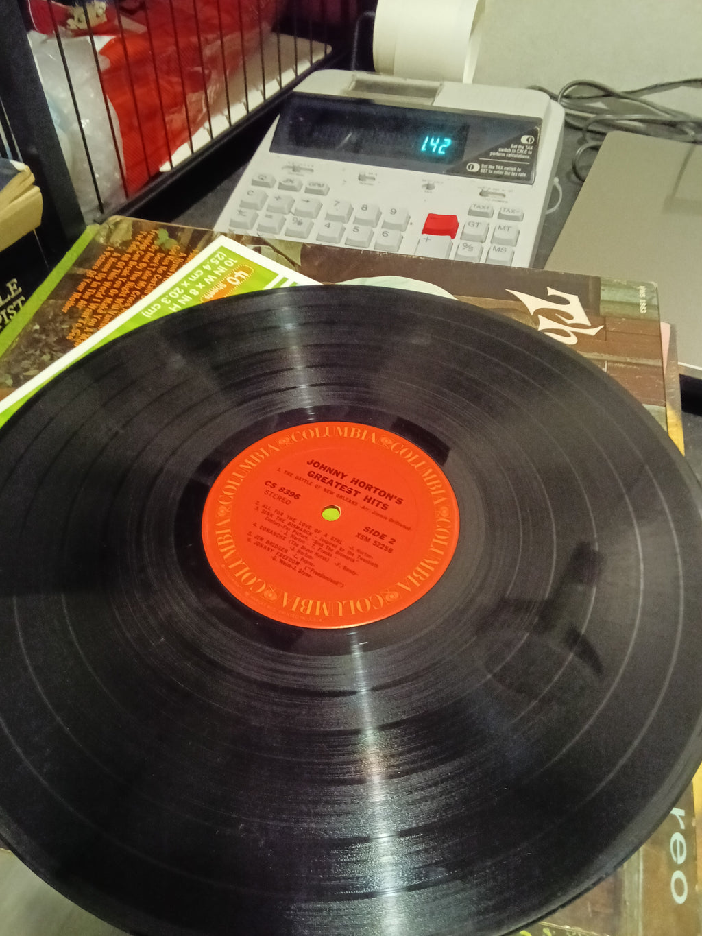 Johnny Horton Greatest Hits Vinyl Record Album - Image 3
