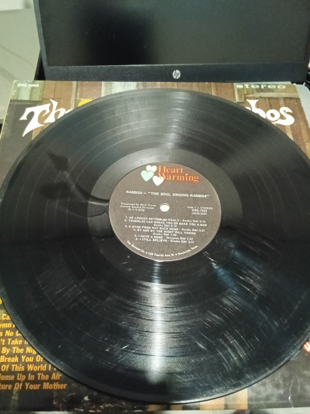The Soul Singing Rambos Vinyl Record Heart Warming - Image 4
