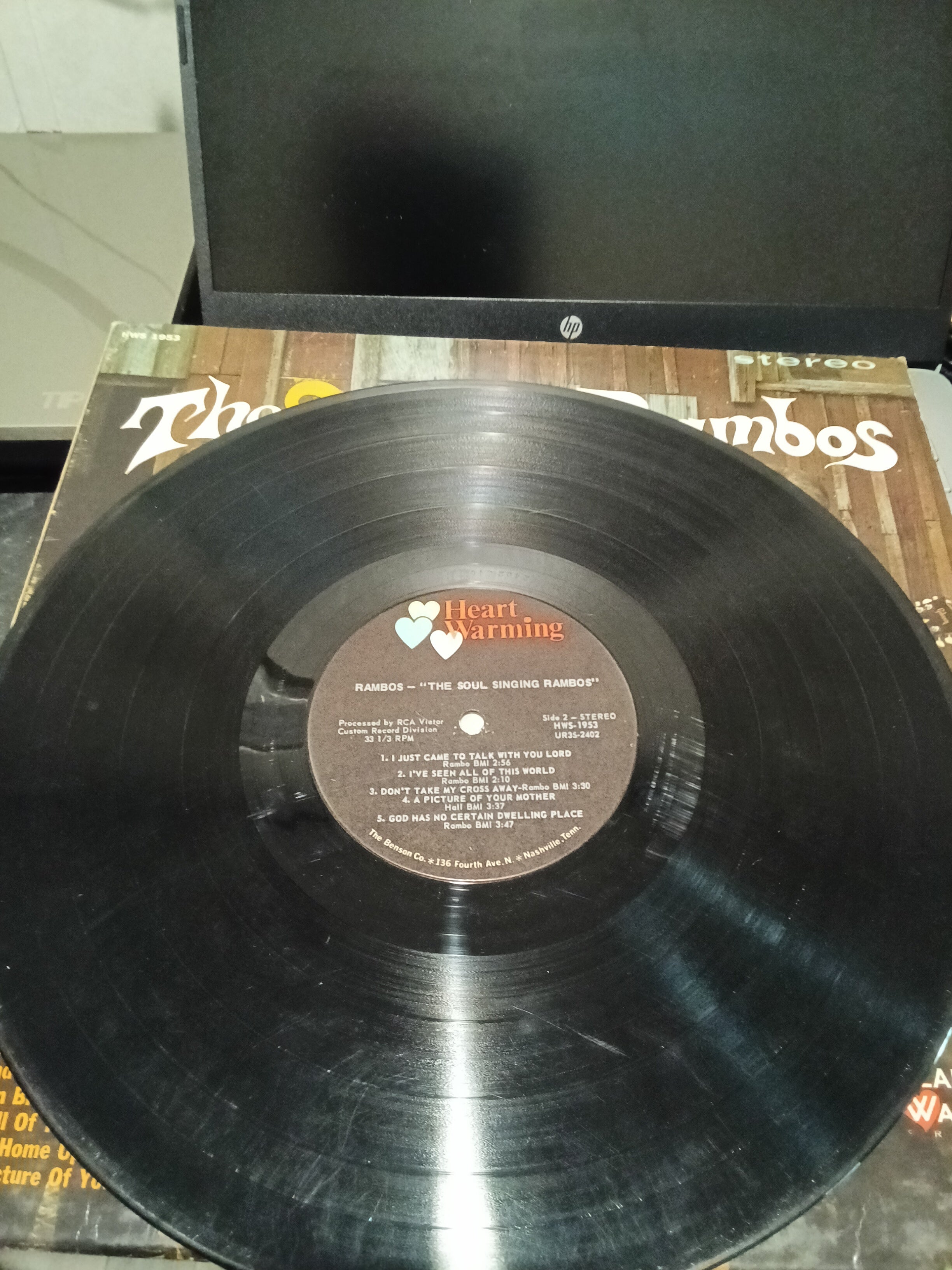 The Soul Singing Rambos Vinyl Record Heart Warming - Image 2