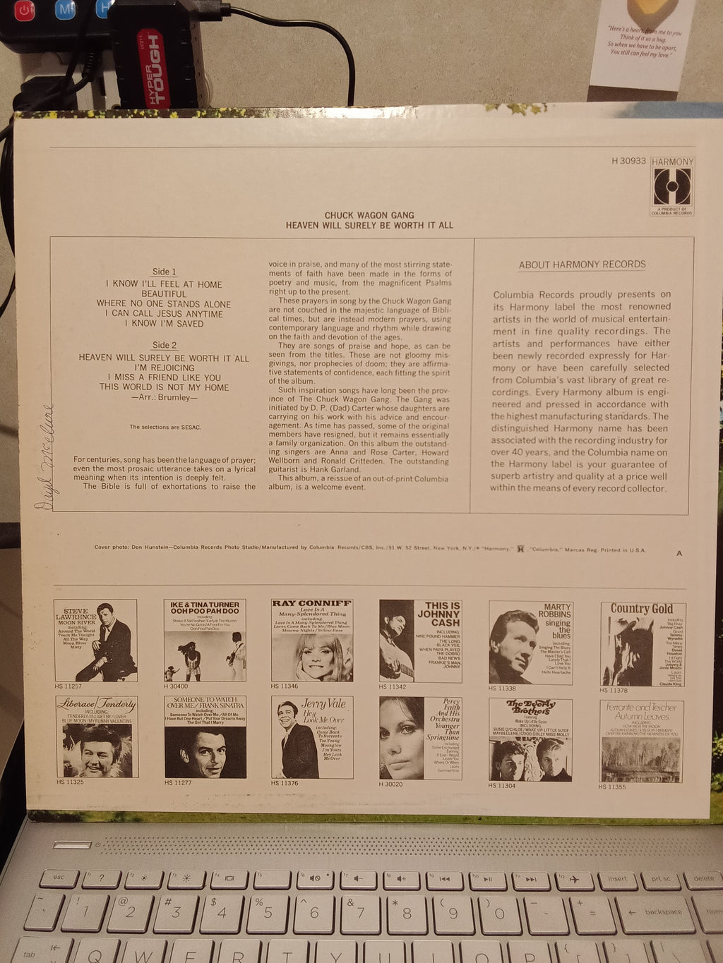 Chuck Wagon Gang Vinyl Record 'Heaven Will Surely Be Worth It All' - Image 2