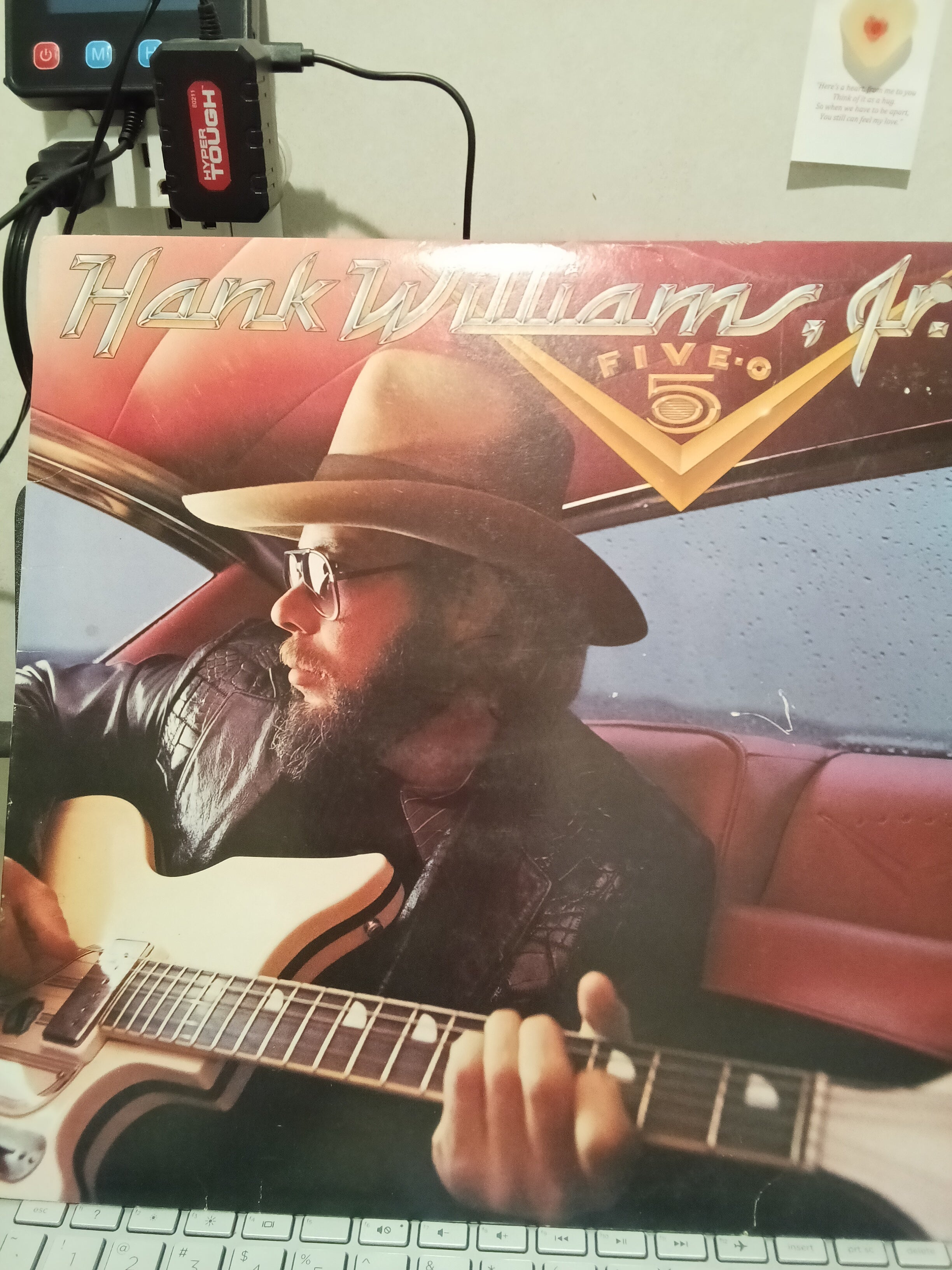 Hank Williams Jr. Five-O Vinyl Record - Image 1