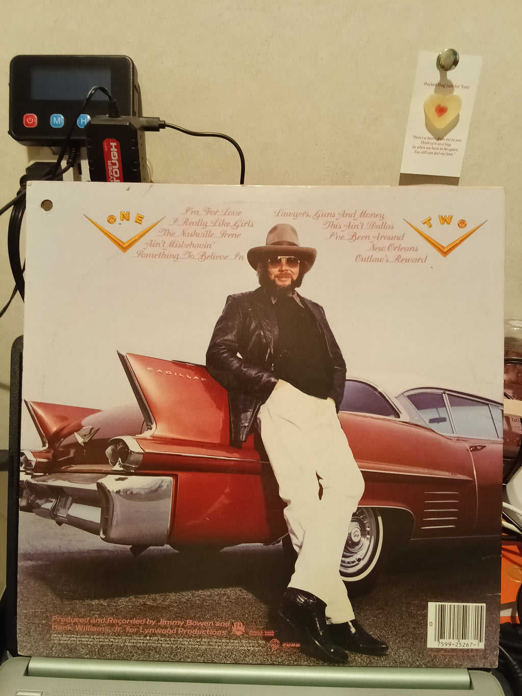 Hank Williams Jr. Five-O Vinyl Record - Image 3