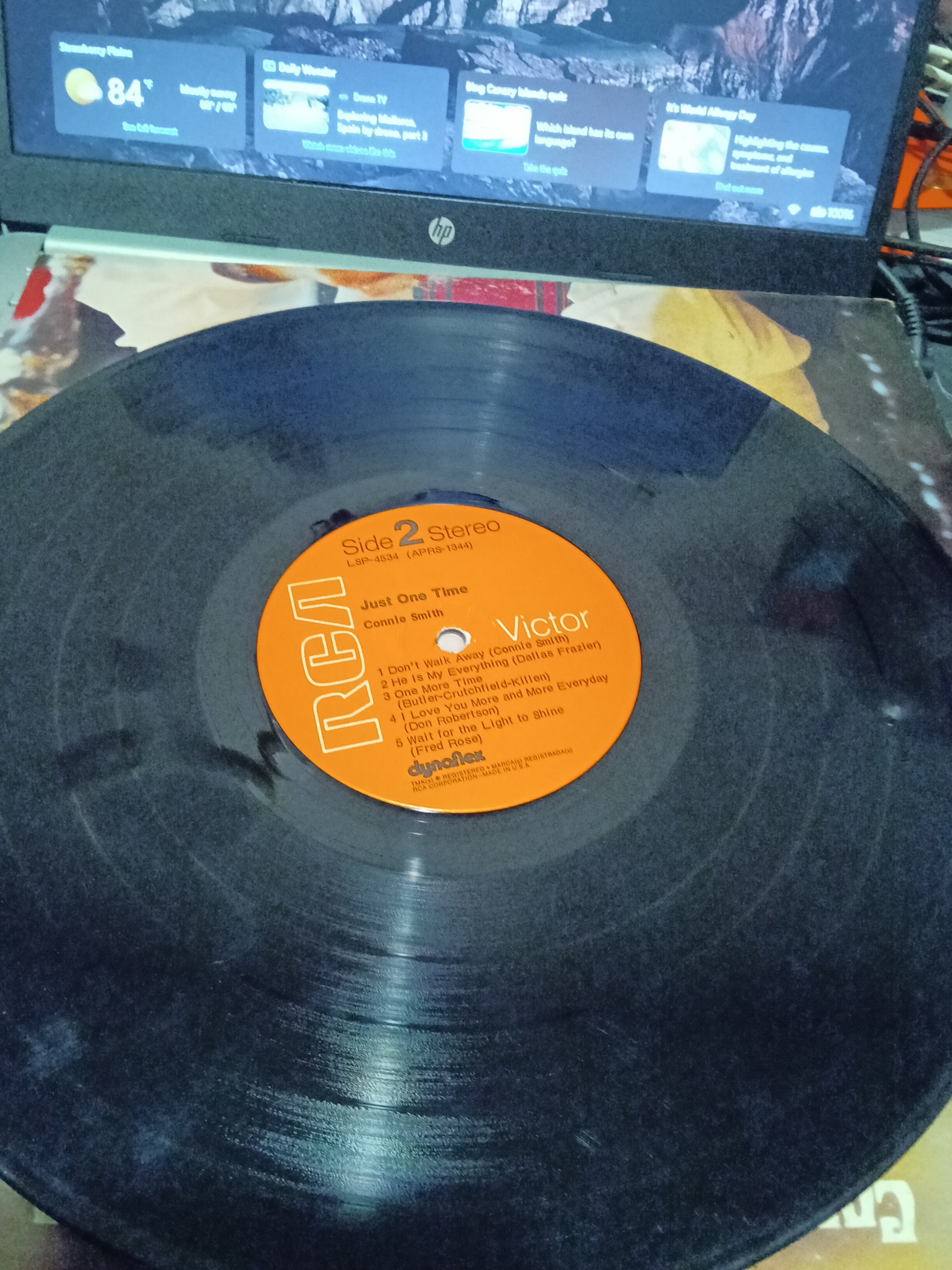 Connie Smith Just One Time Vinyl Record RCA LSP-4334 - Image 4