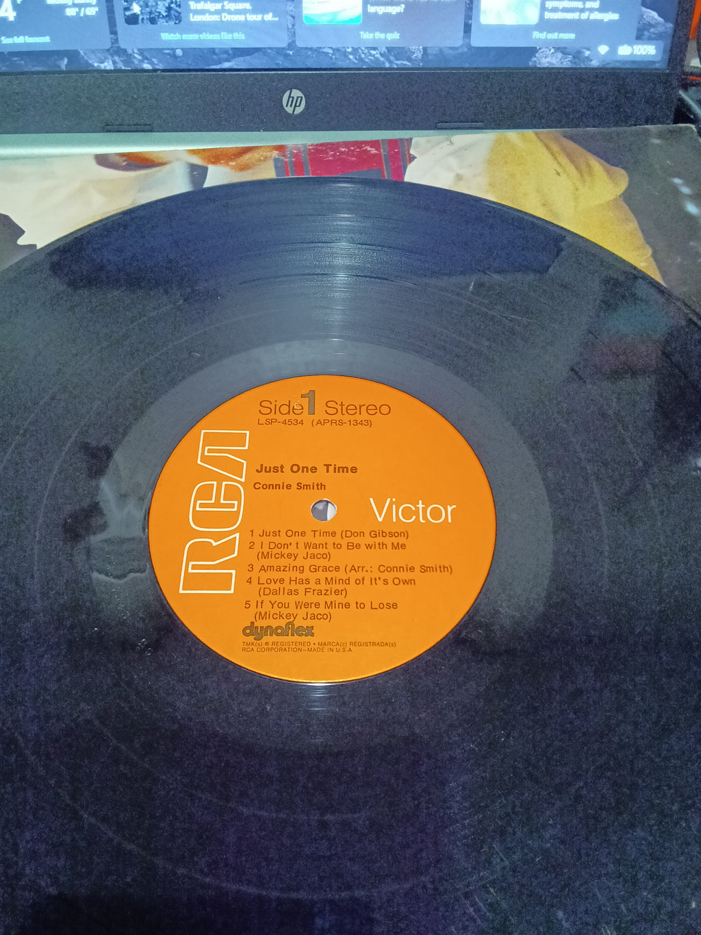 Connie Smith Just One Time Vinyl Record RCA LSP-4334 - Image 5