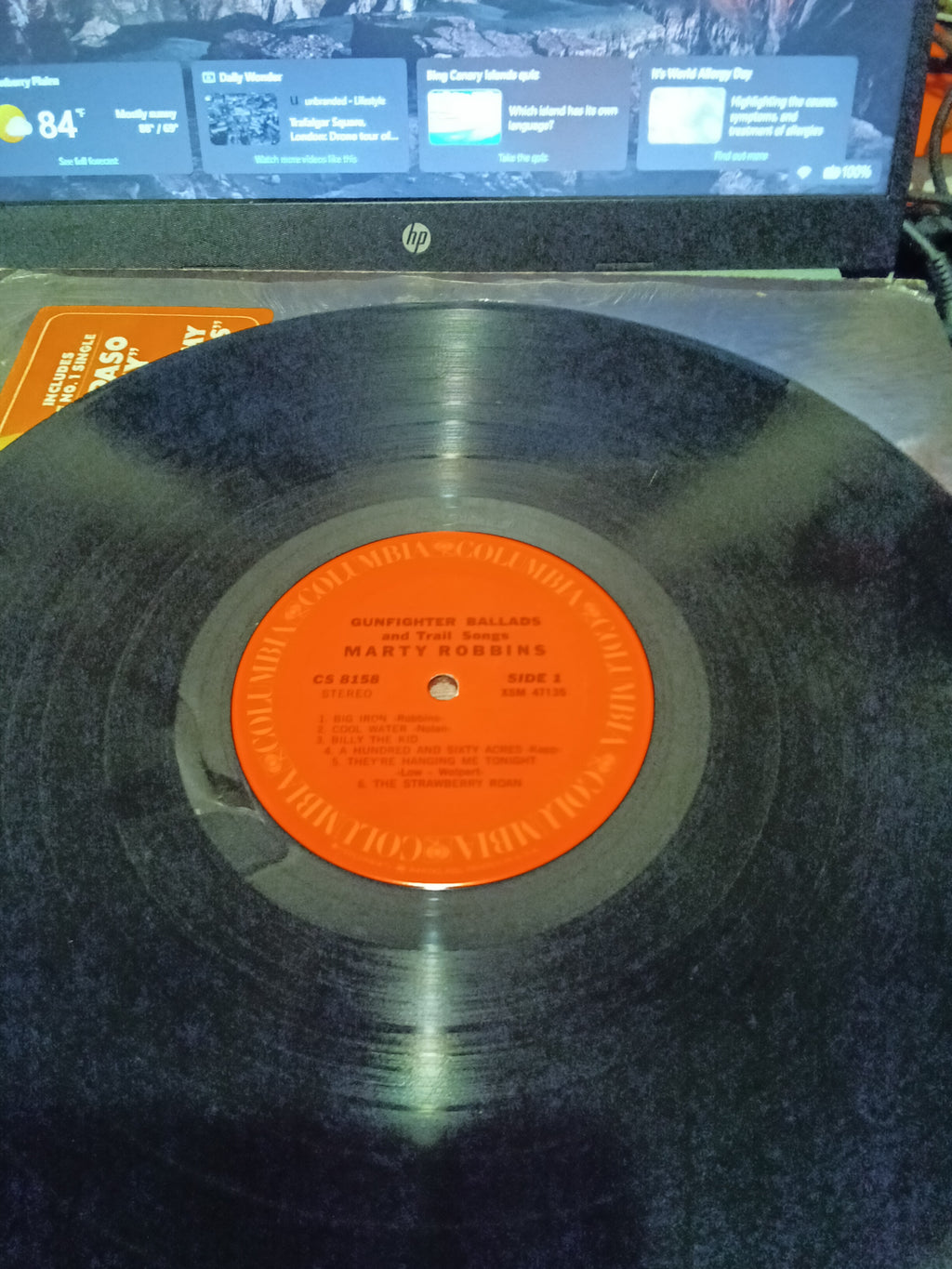 Marty Robbins Gunfighter Ballads Vinyl Record - Image 3
