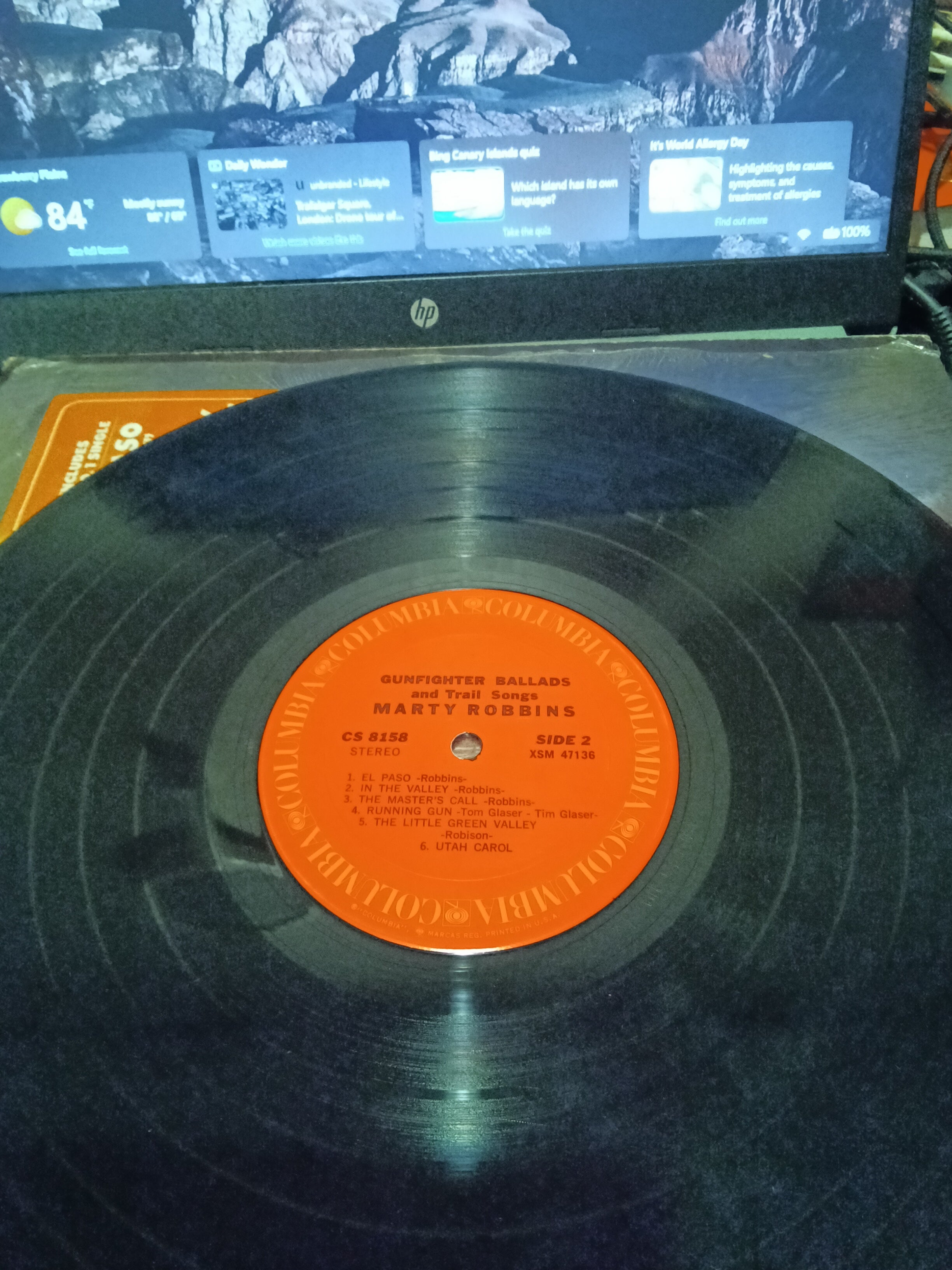 Marty Robbins Gunfighter Ballads Vinyl Record - Image 4
