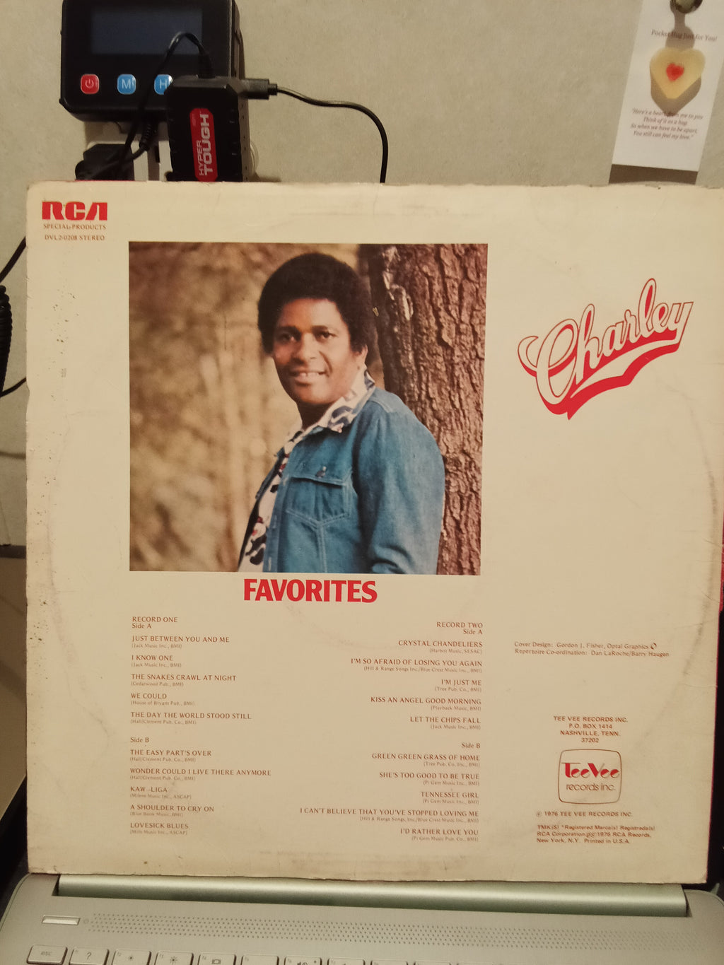RCA Charley Pride Favorites 2 Record Set Vinyl - Image 2