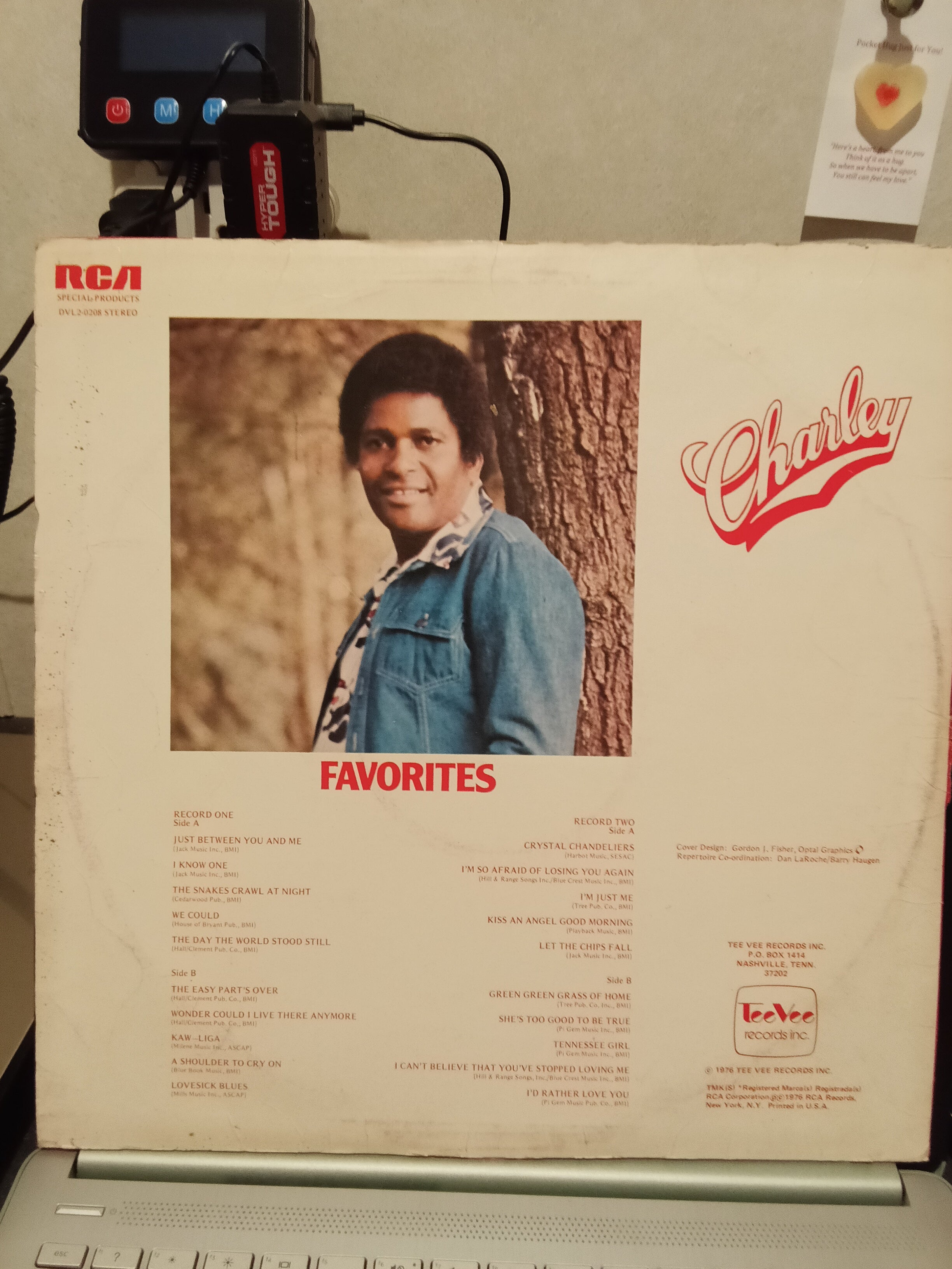 RCA Charley Pride Favorites 2 Record Set Vinyl - Image 2