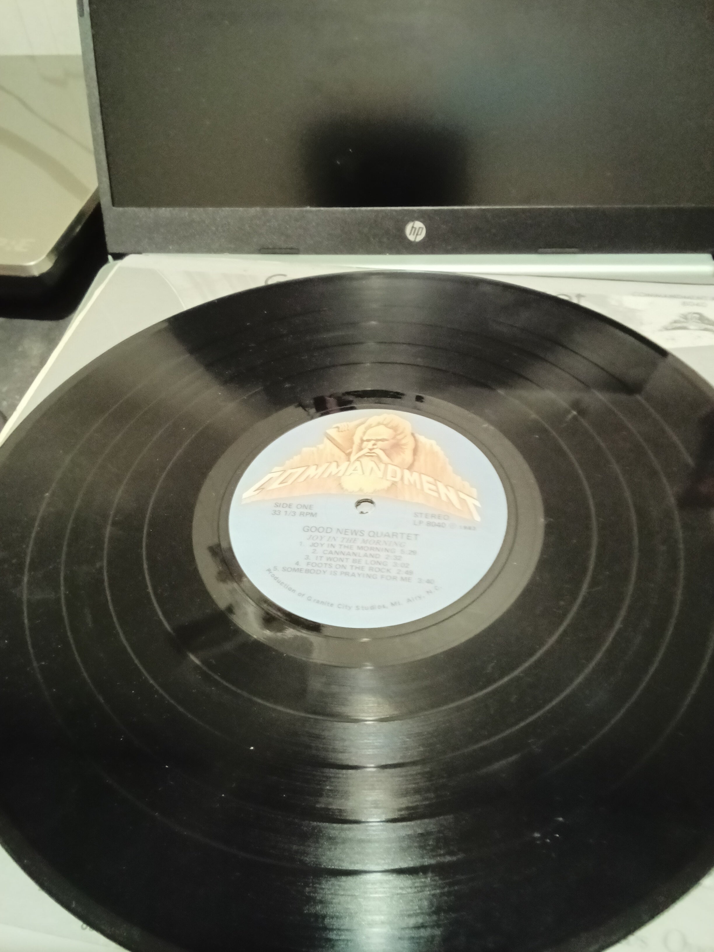 Good News Quartet Joy In The Morning Vinyl Record - Image 3