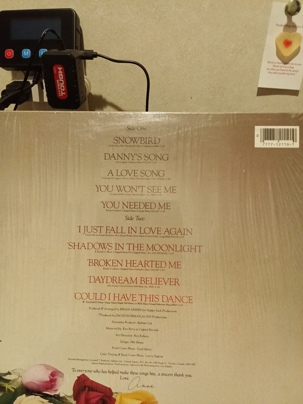Anne Murray's Greatest Hits Vinyl Record by Capitol - Image 2